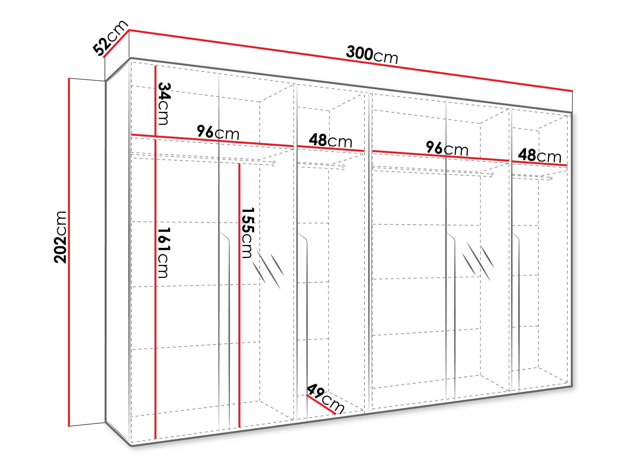 Roupeiro Hartford 588 (Branco)