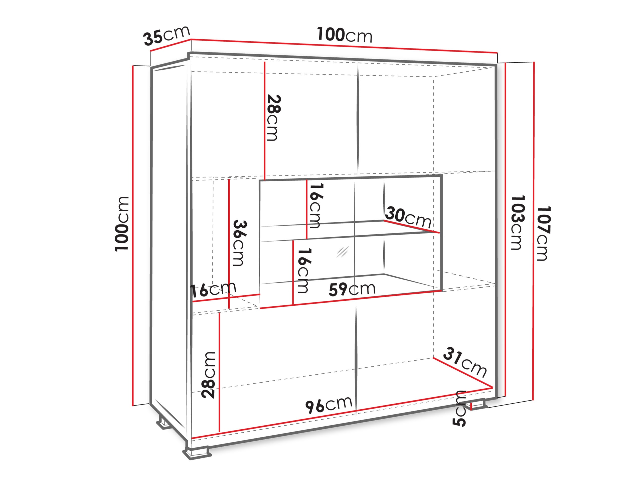 Aparador Remus (Nogueira)
