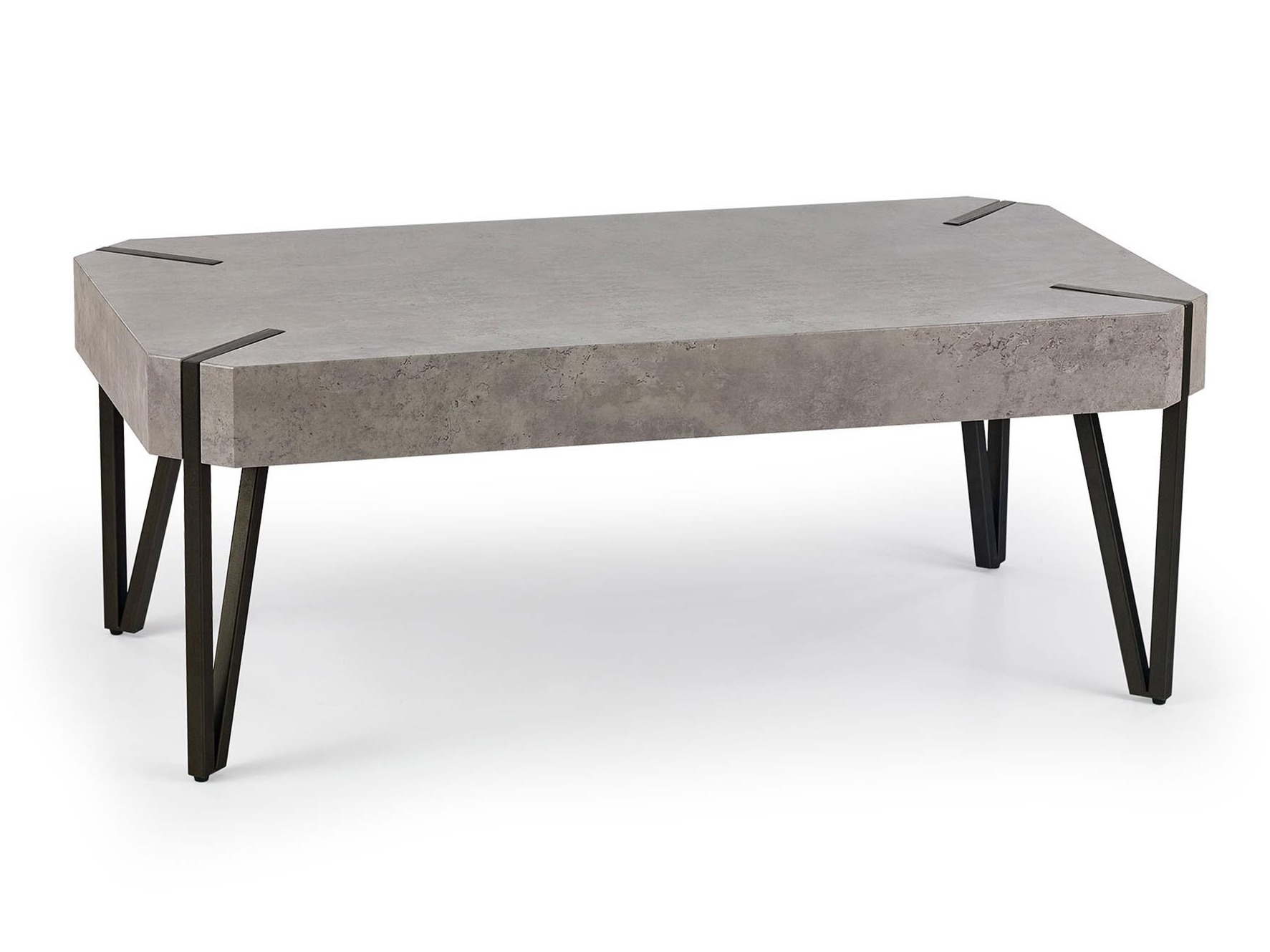 Mesa de centro Houston 303 (Cimento + Preto)