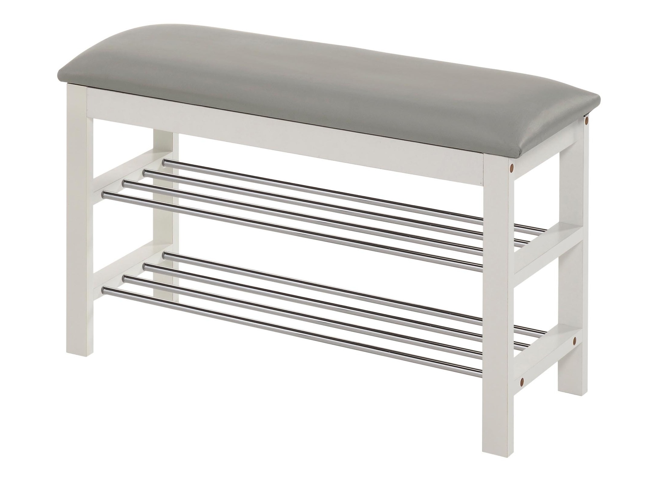 Sapateira Houston 967 (Branco + Cinzento)
