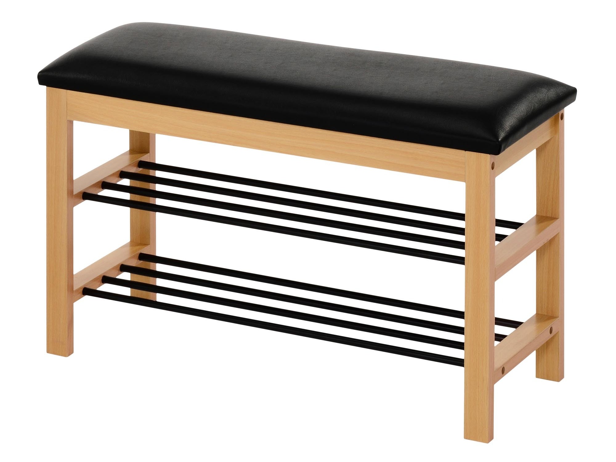 Sapateira Houston 967 (Madeira maciça + Preto)