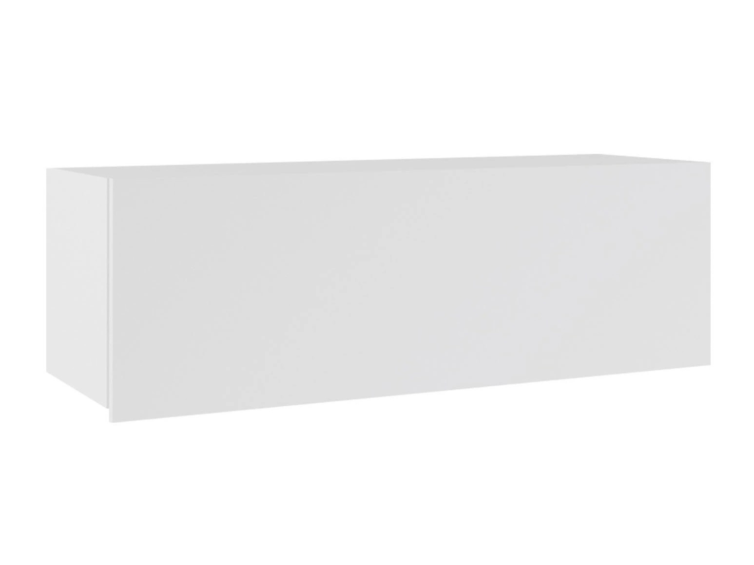 Armário suspenso Remus (Branco + Branco brilhante)
