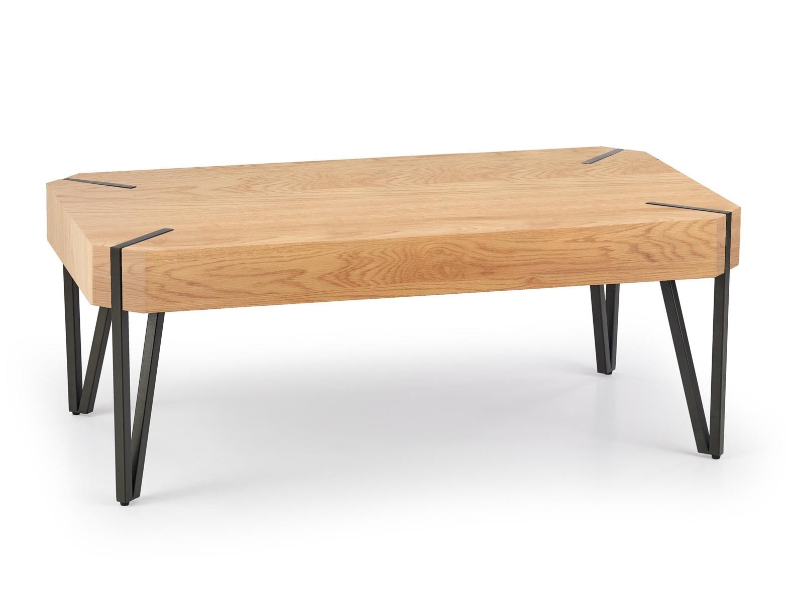 Mesa de centro Houston 303 (Carvalho dourado + Preto)