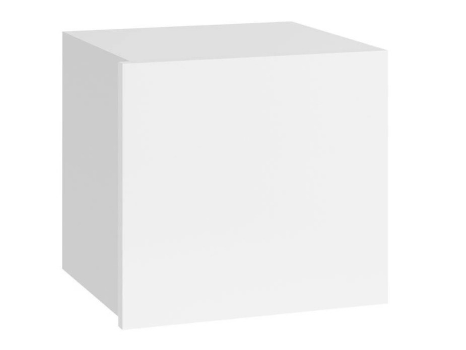 Armário suspenso Remus II (Branco + Branco brilhante)