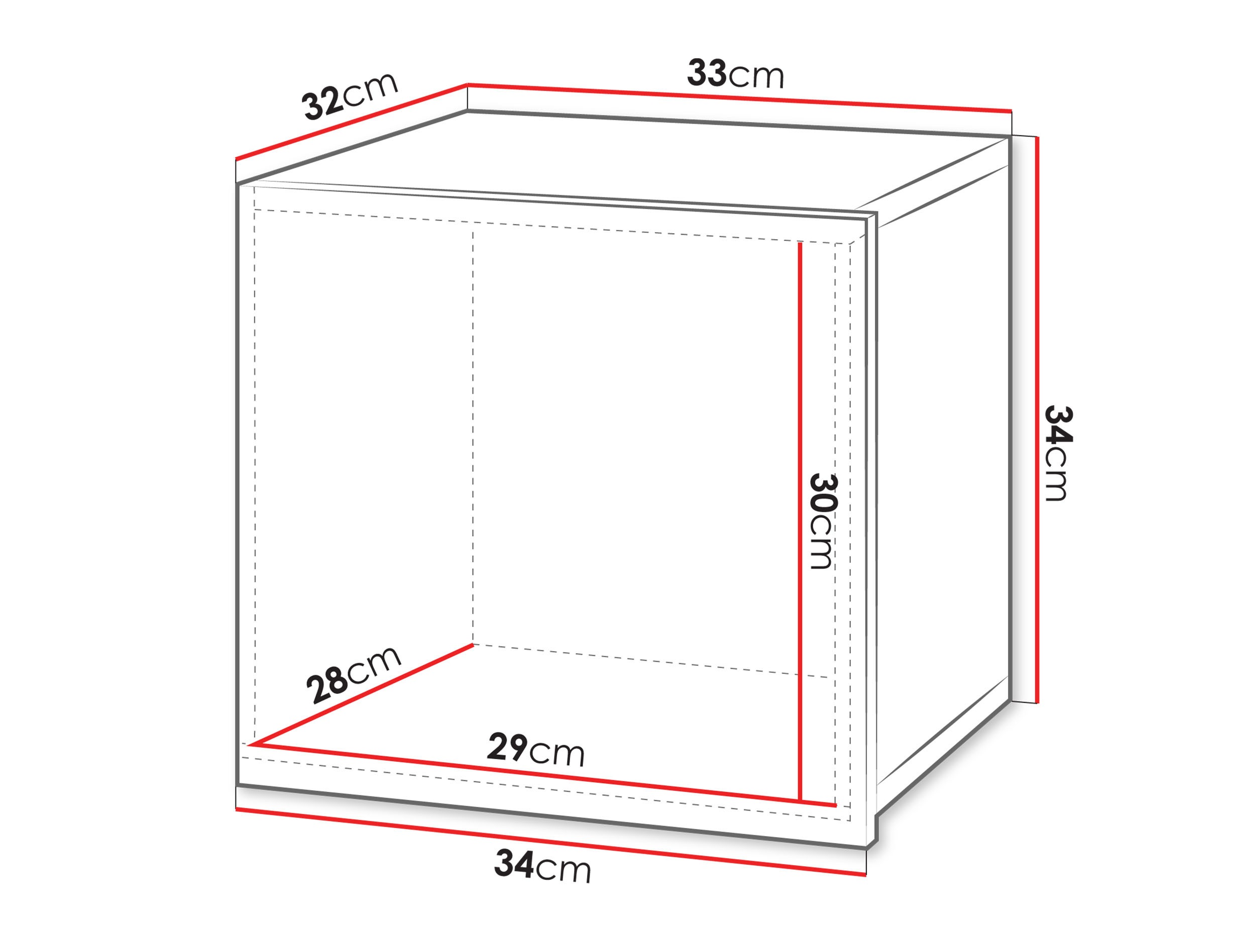 Armário suspenso Remus II (Preto + Preto brilhante)