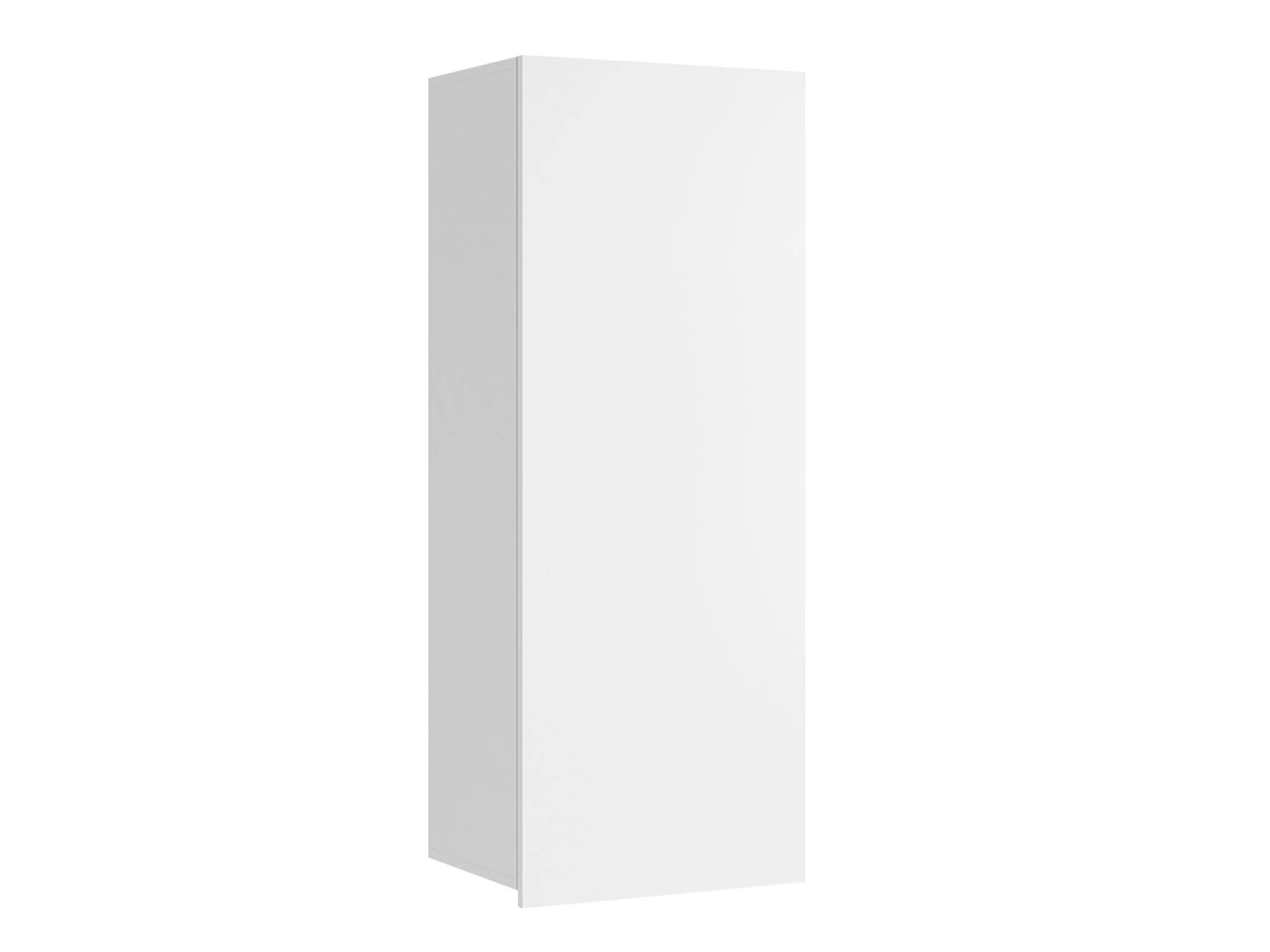 Armário suspenso Remus III (Branco + Branco brilhante)