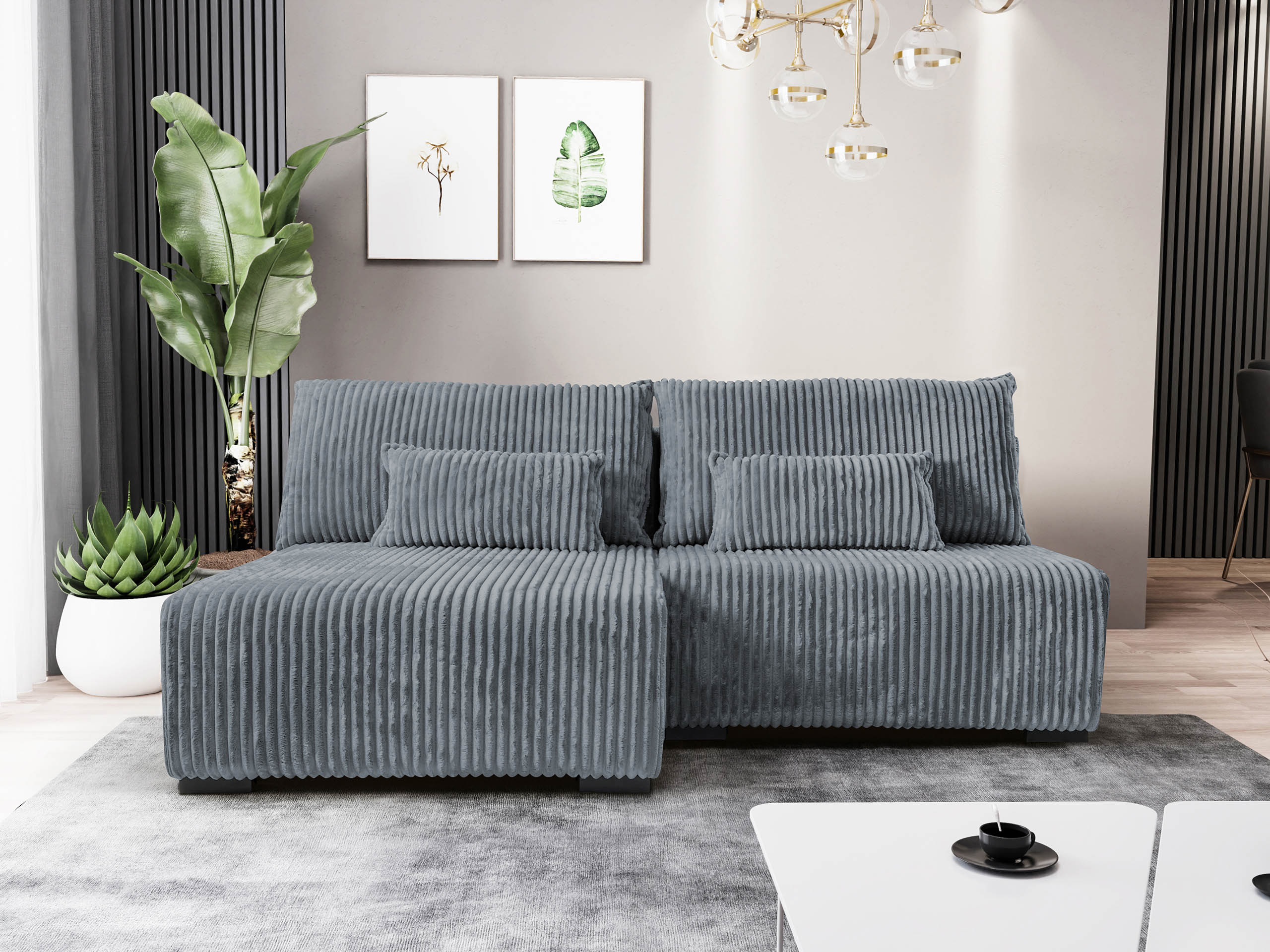 Sofá de canto TrendyNest Fenestal (Tilia 85)