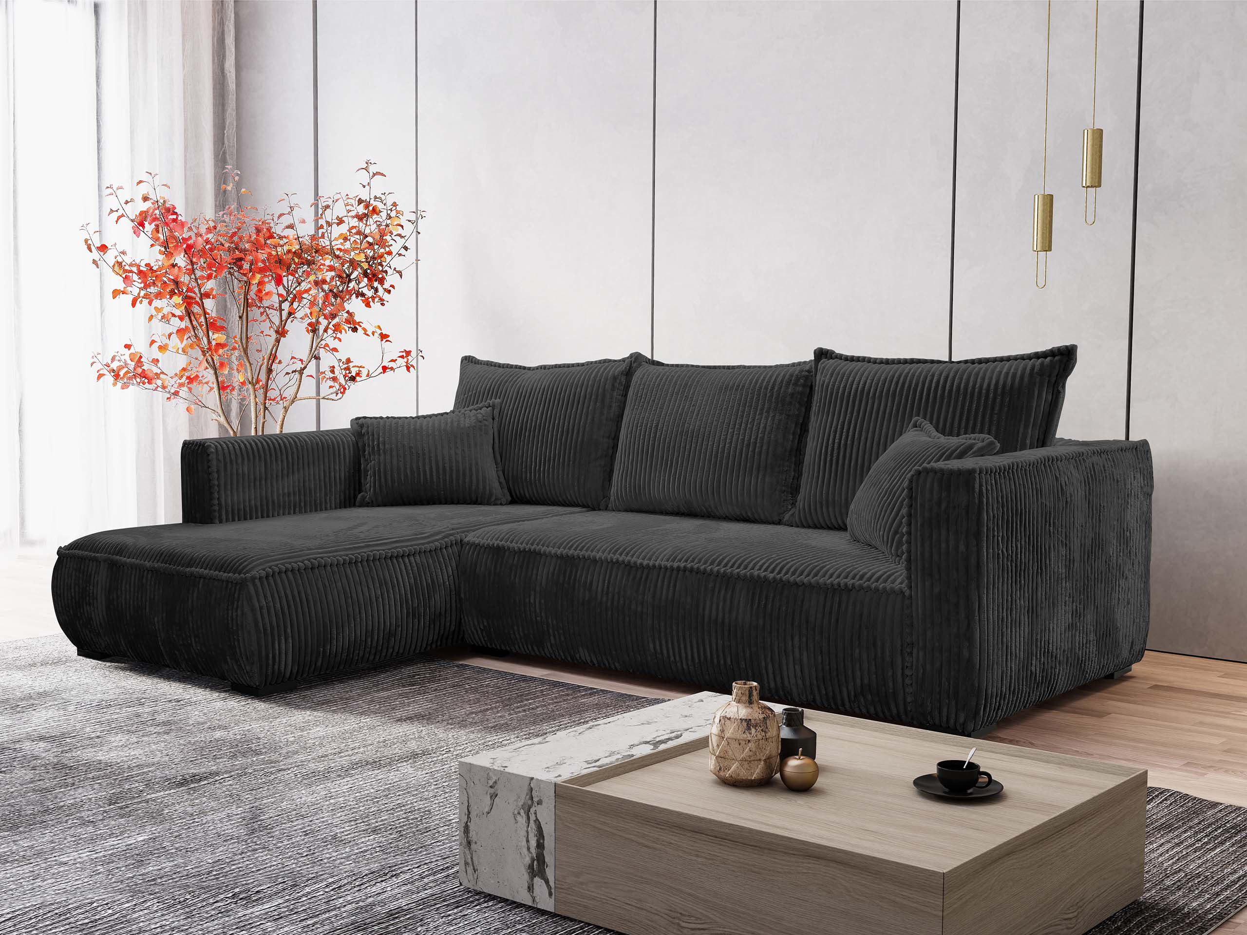 Sofá de canto TrendyNest Circas (Tilia 100)