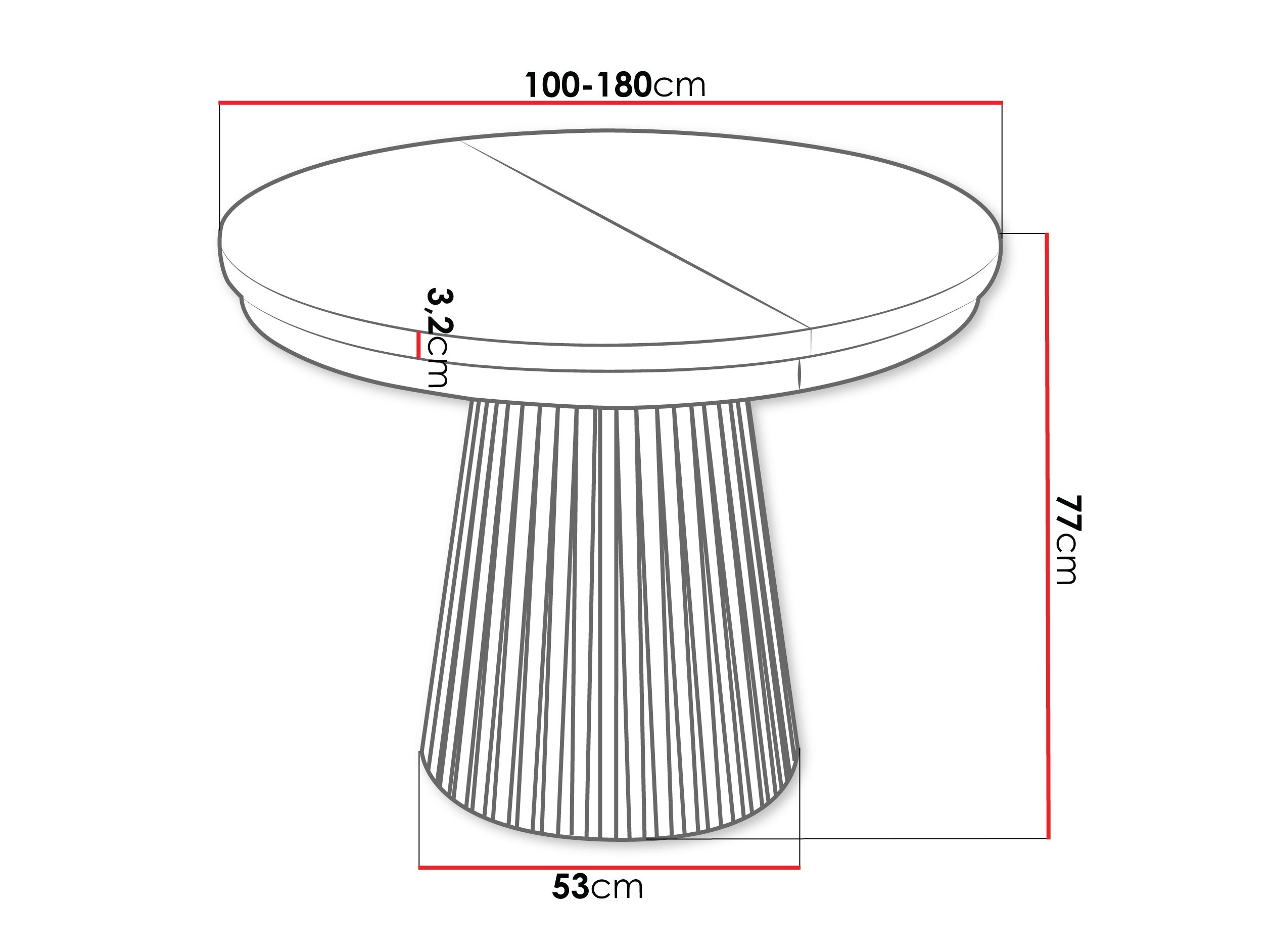 Mesa Stanton 151 (Branco)