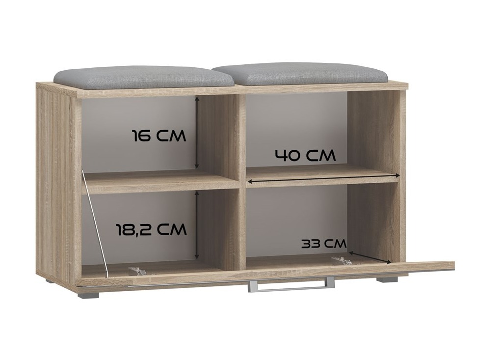 Sapateira Mandeville 179 (Carvalho sonoma)