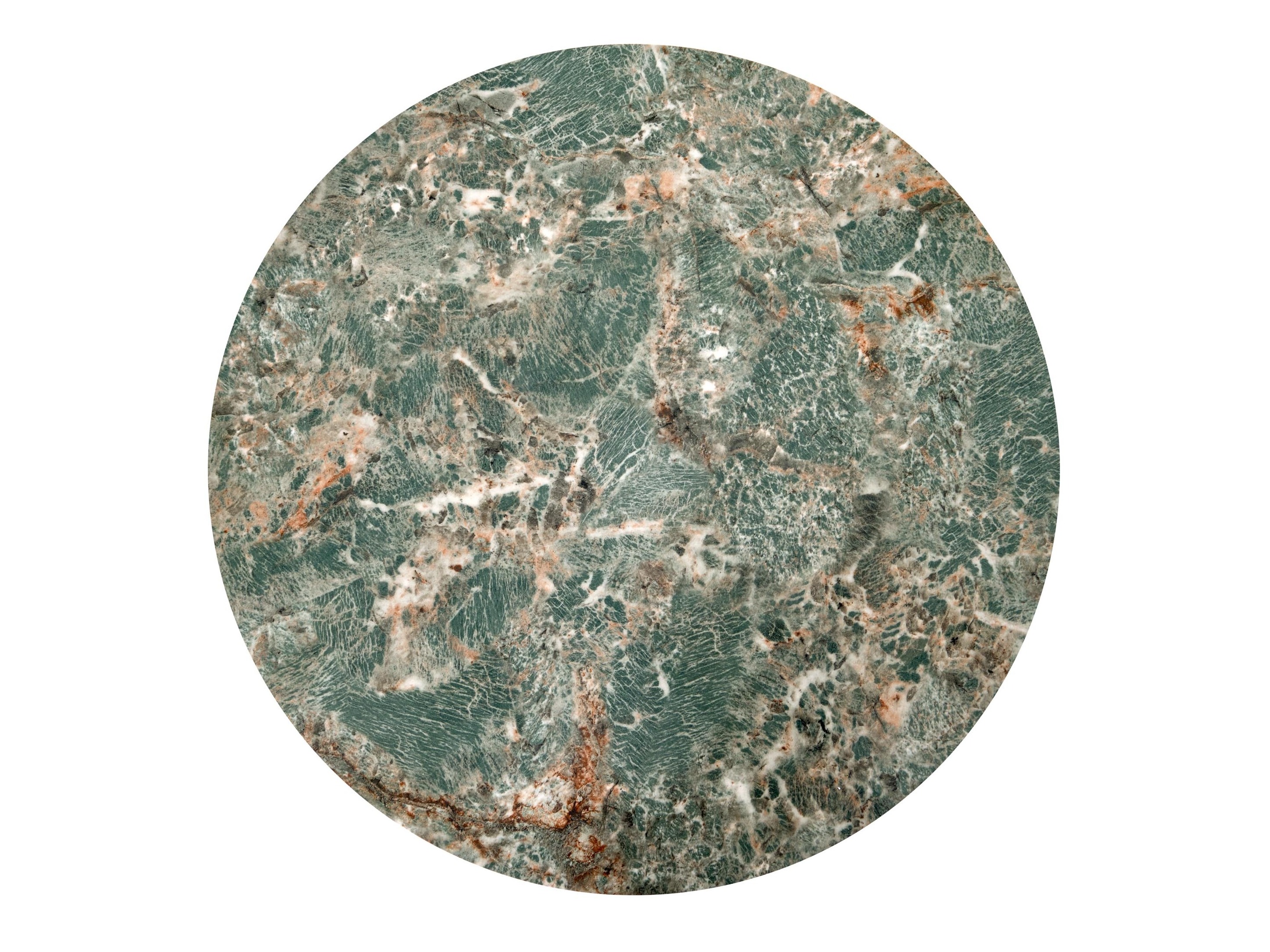 Conjunto de mesa de centro Houston 1658 (Preto + Mármore verde)