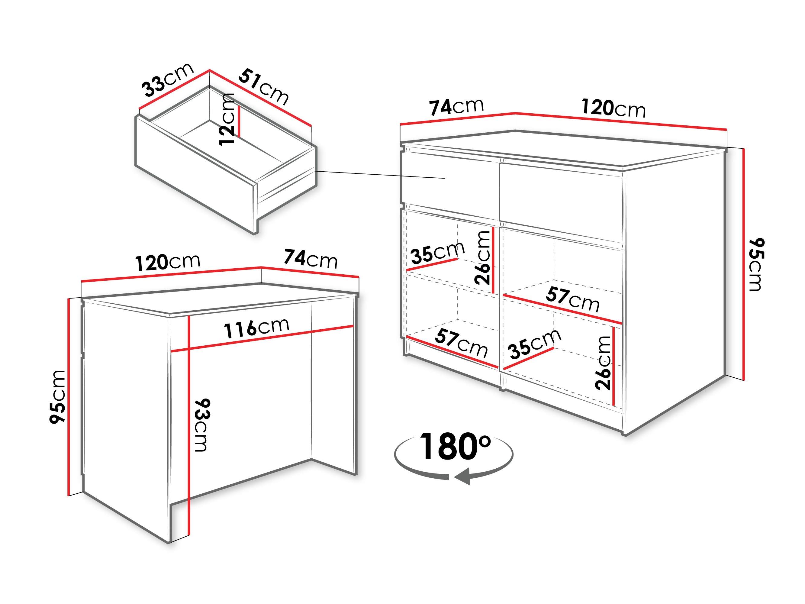Ilha de cozinha Comfivo Cantal (Carvalho)