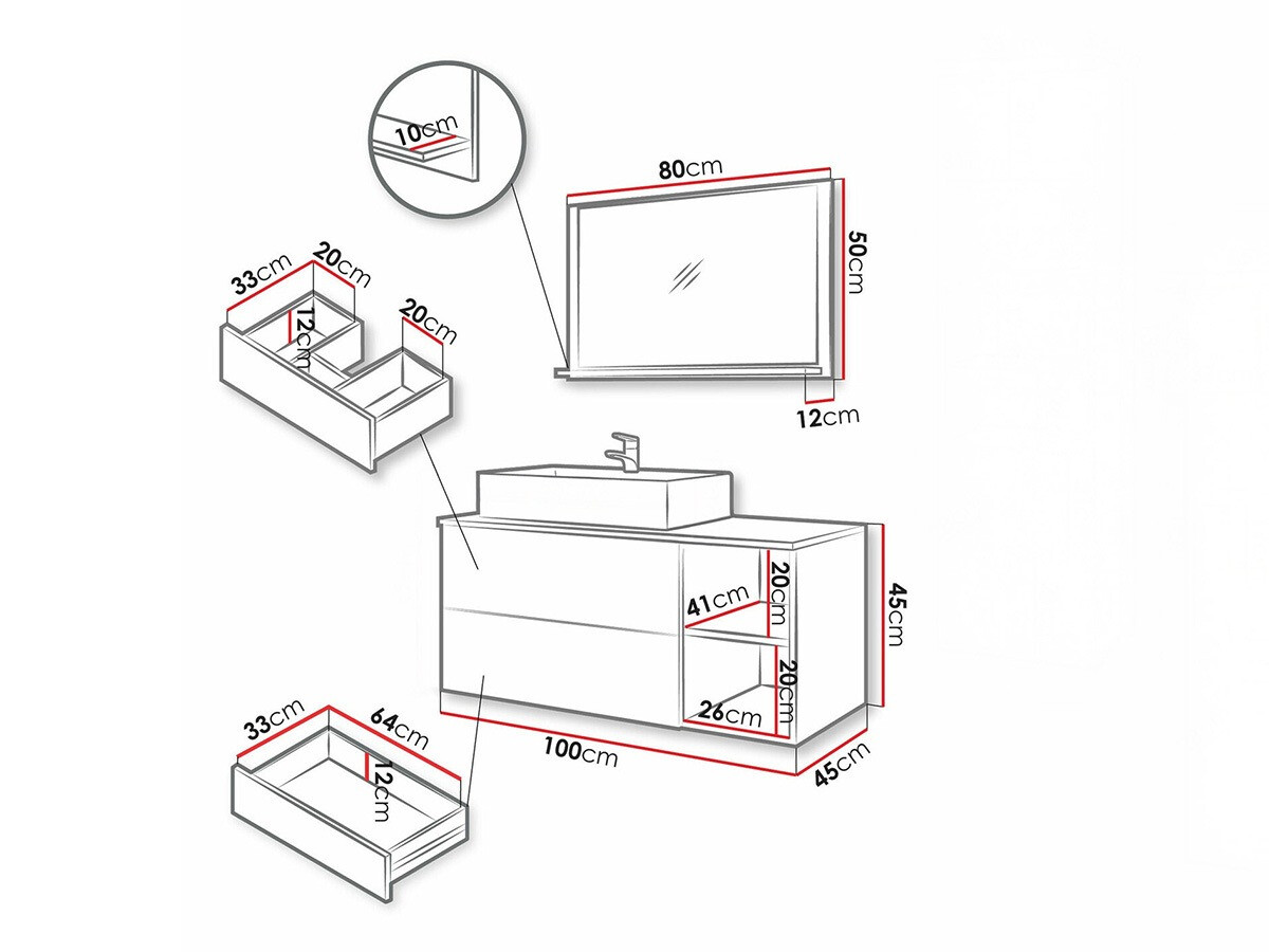 Conjunto de casa de banho SP6637