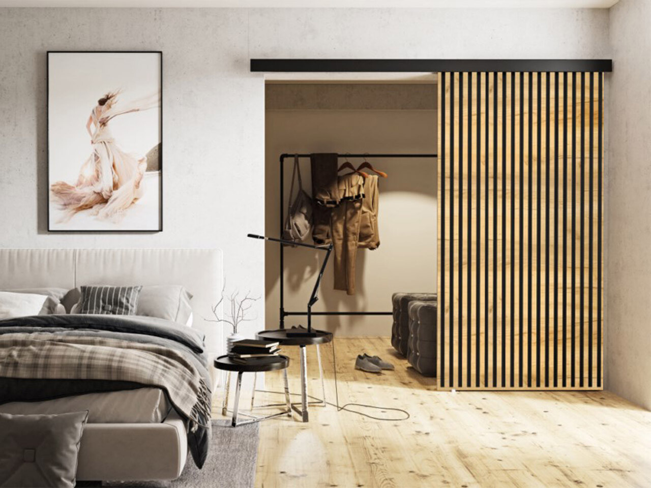 Porta de correr SP6638 com embalagem danificada