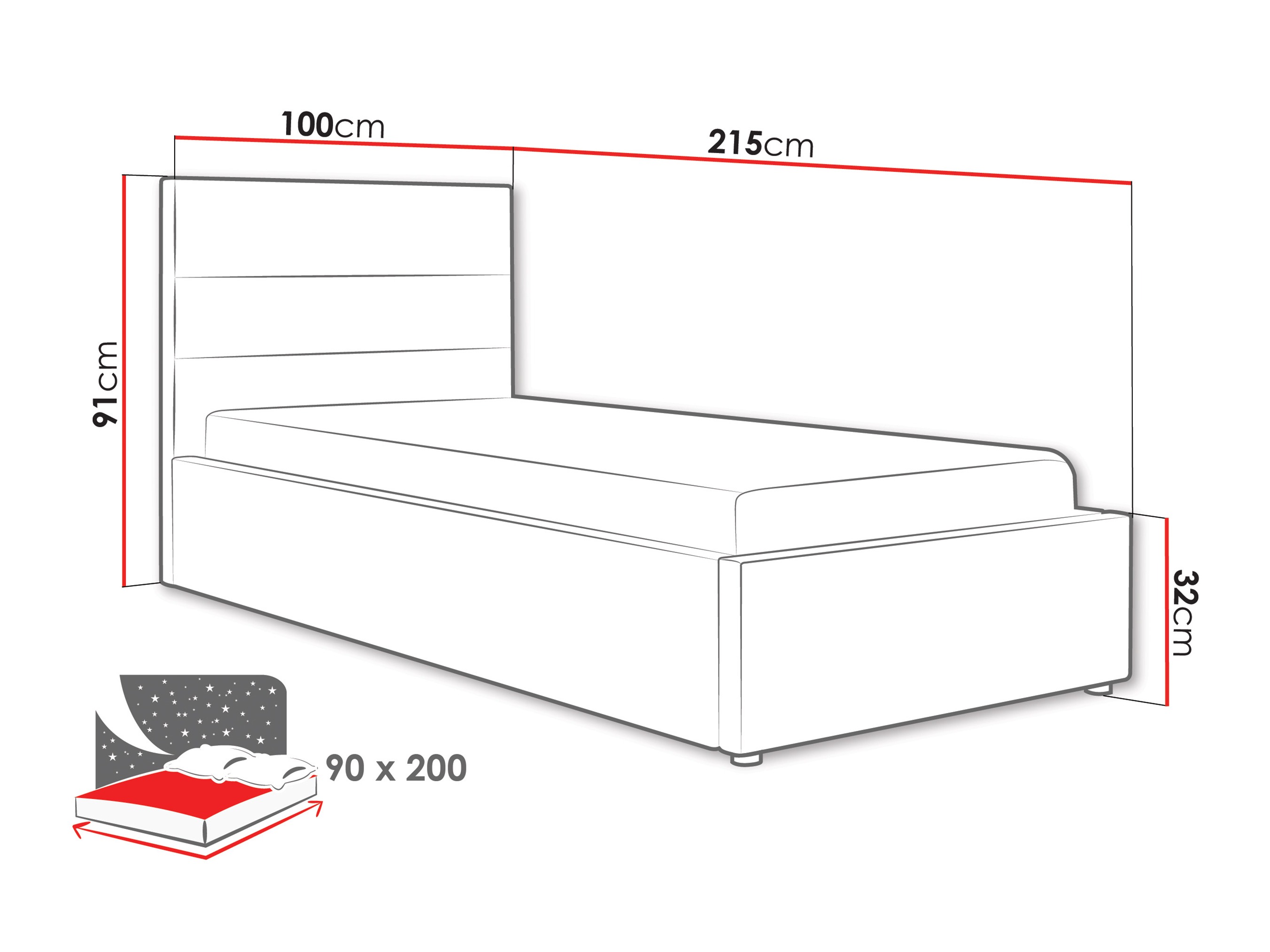 Cama Comfivo Fabos II (Hlr 19)