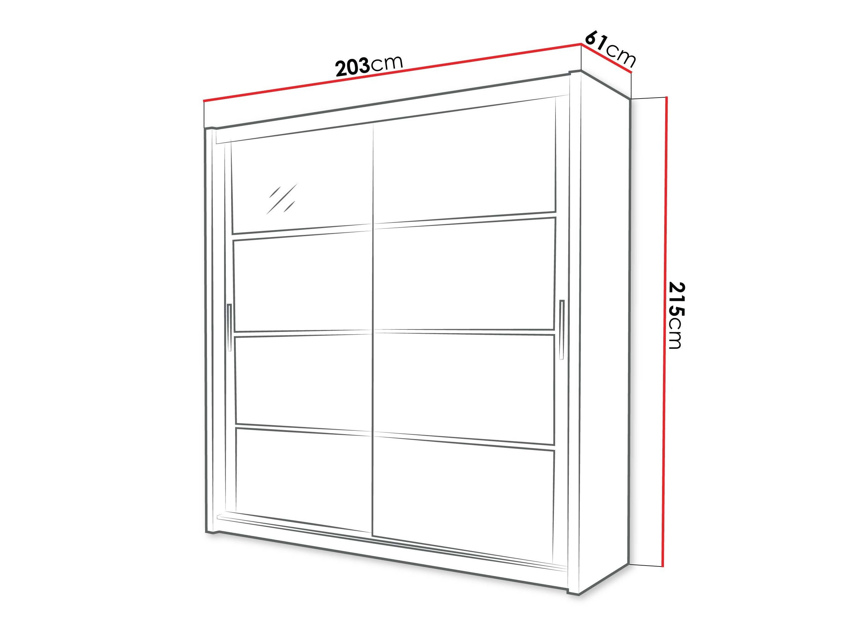 Roupeiro Honolulu 201 (Preto)