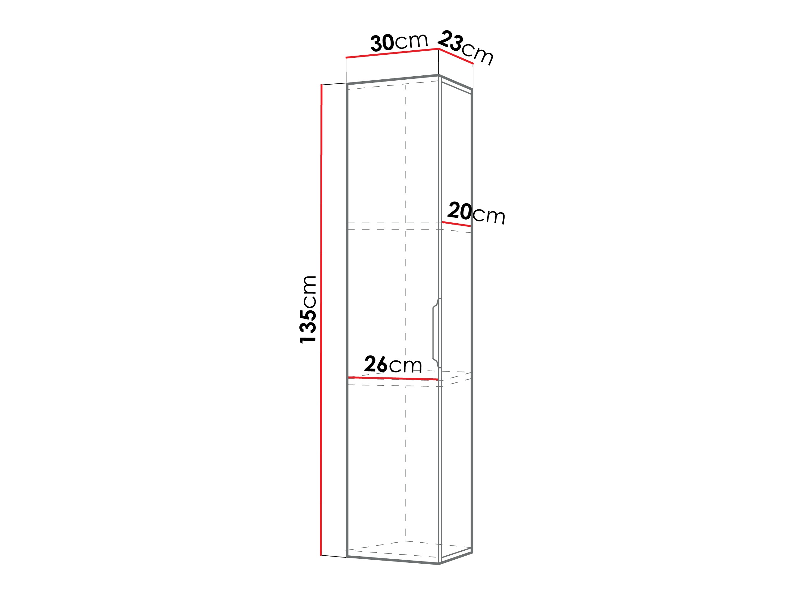 Armário montado na parede para casa de banho Comfivo 507