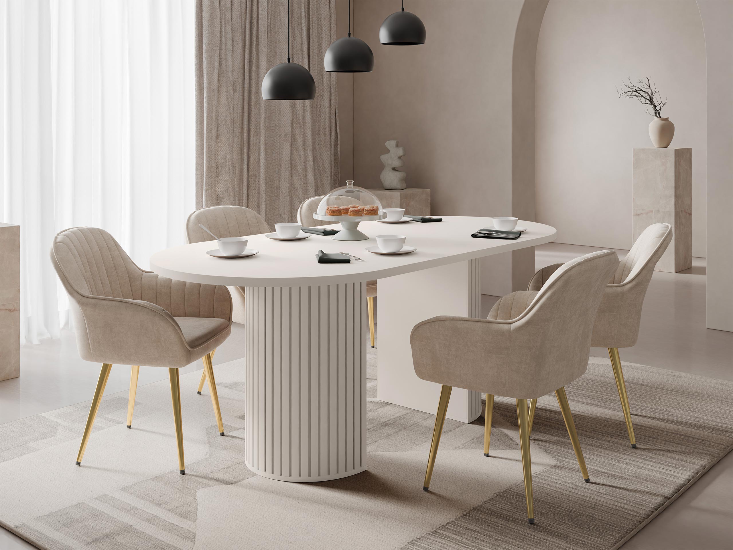 Mesa Comfivo Ulma (Bege)