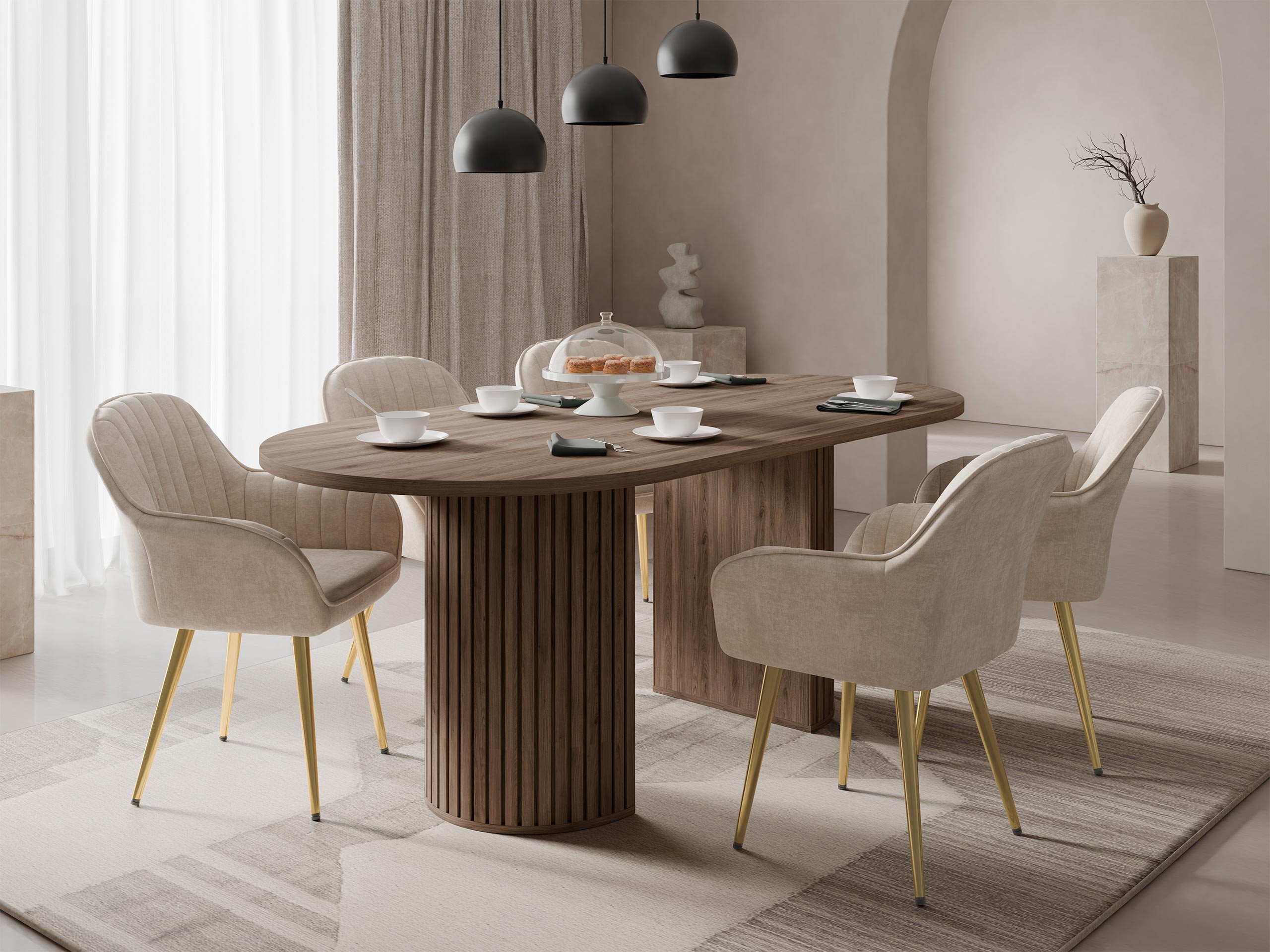 Mesa Comfivo Ulma (Nogueira)