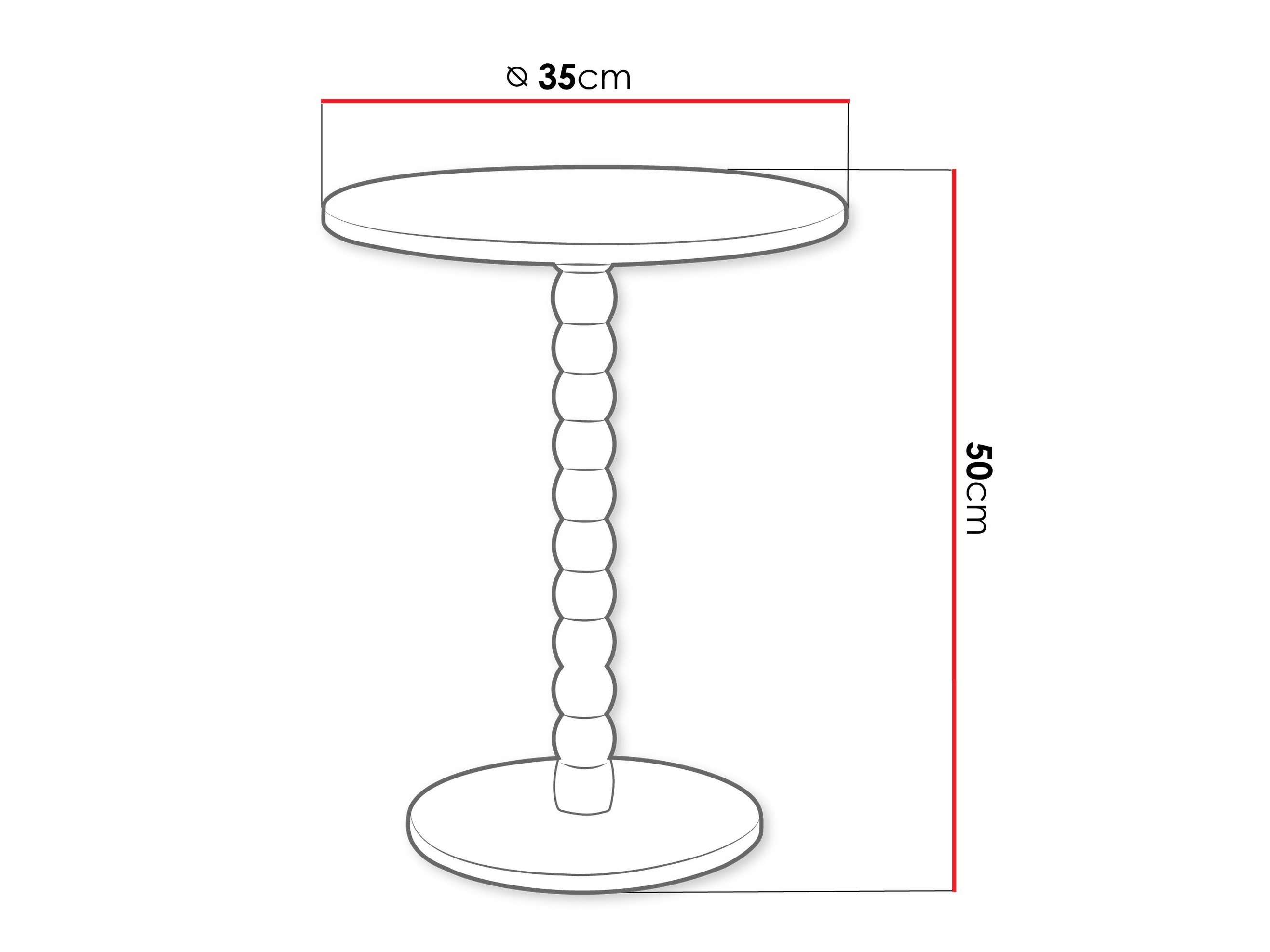 Mesa de apoio Ludus (Preto)