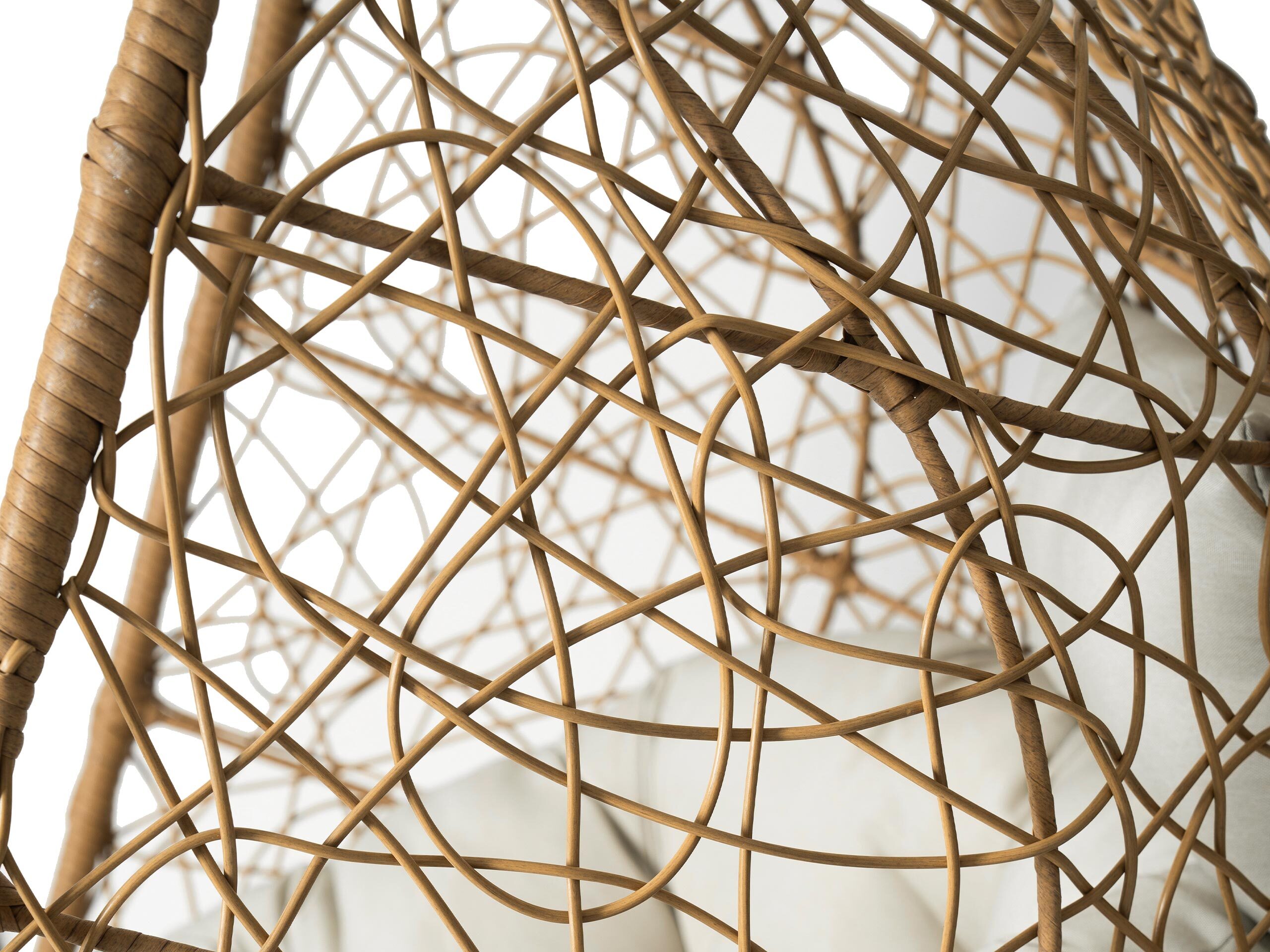 Cadeira suspensa Comfivo 505 (Preto + Creme)