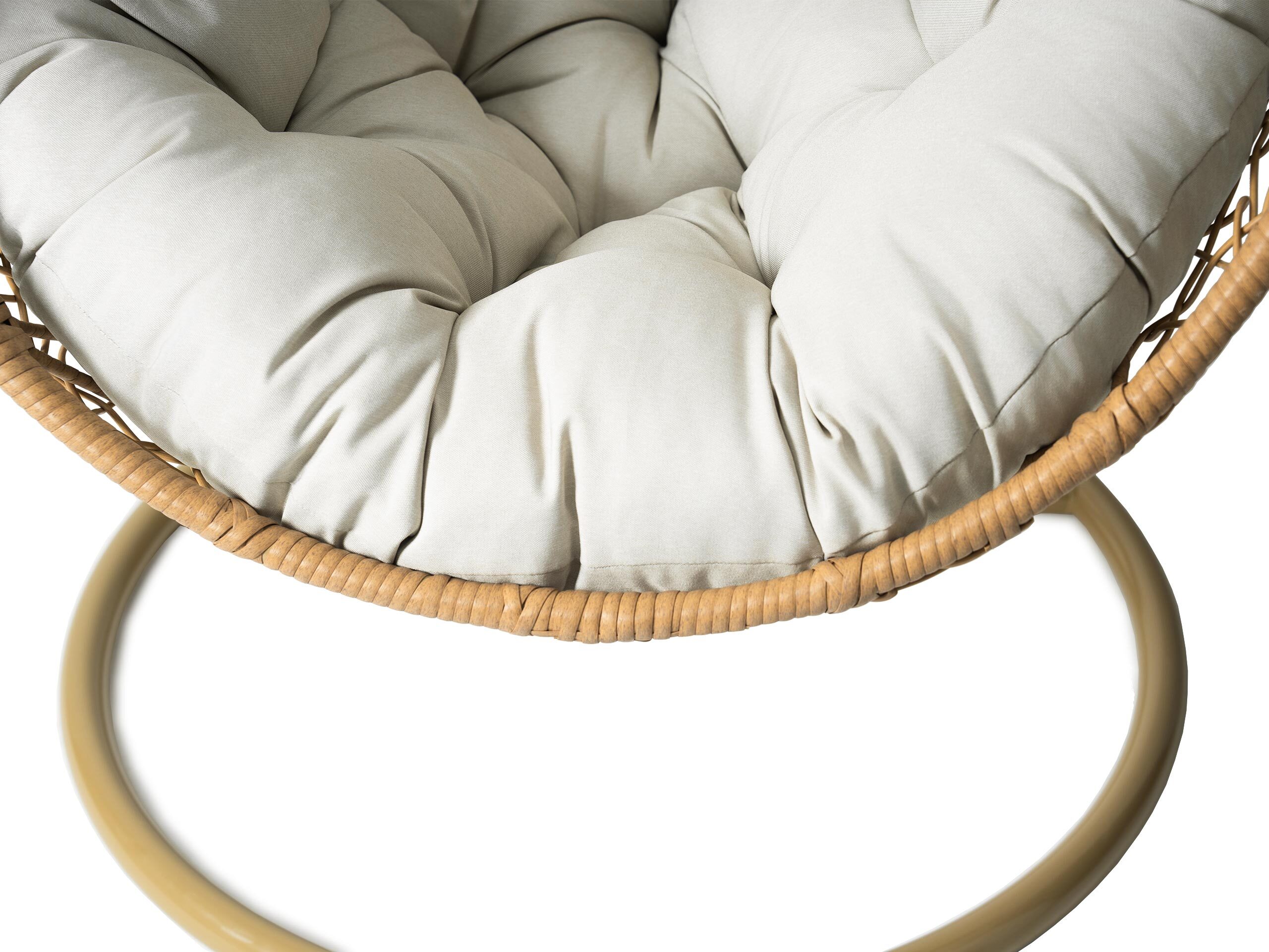 Cadeira suspensa Comfivo 505 (Preto + Creme)