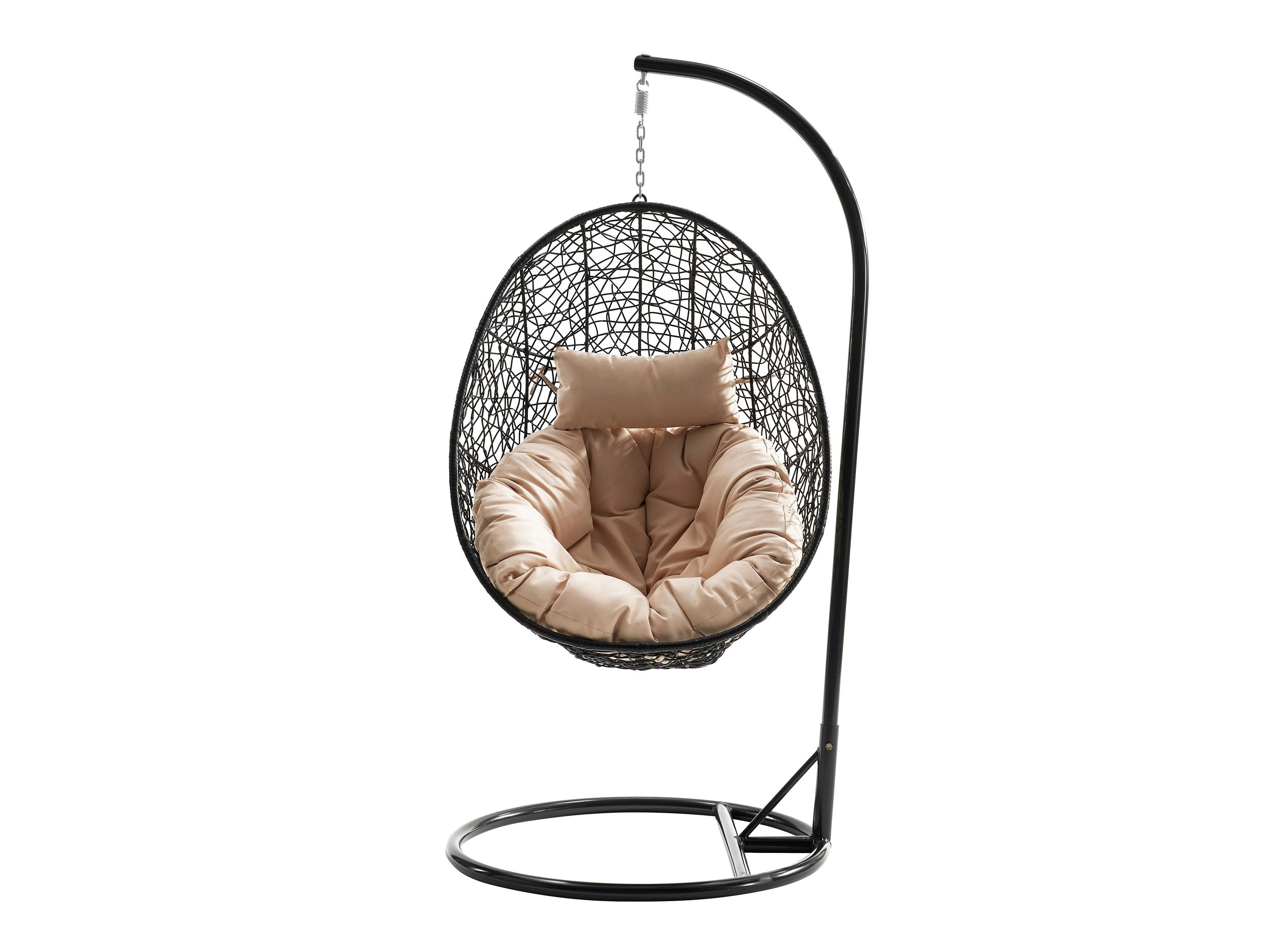 Cadeira suspensa Comfivo 505 (Preto + Creme)