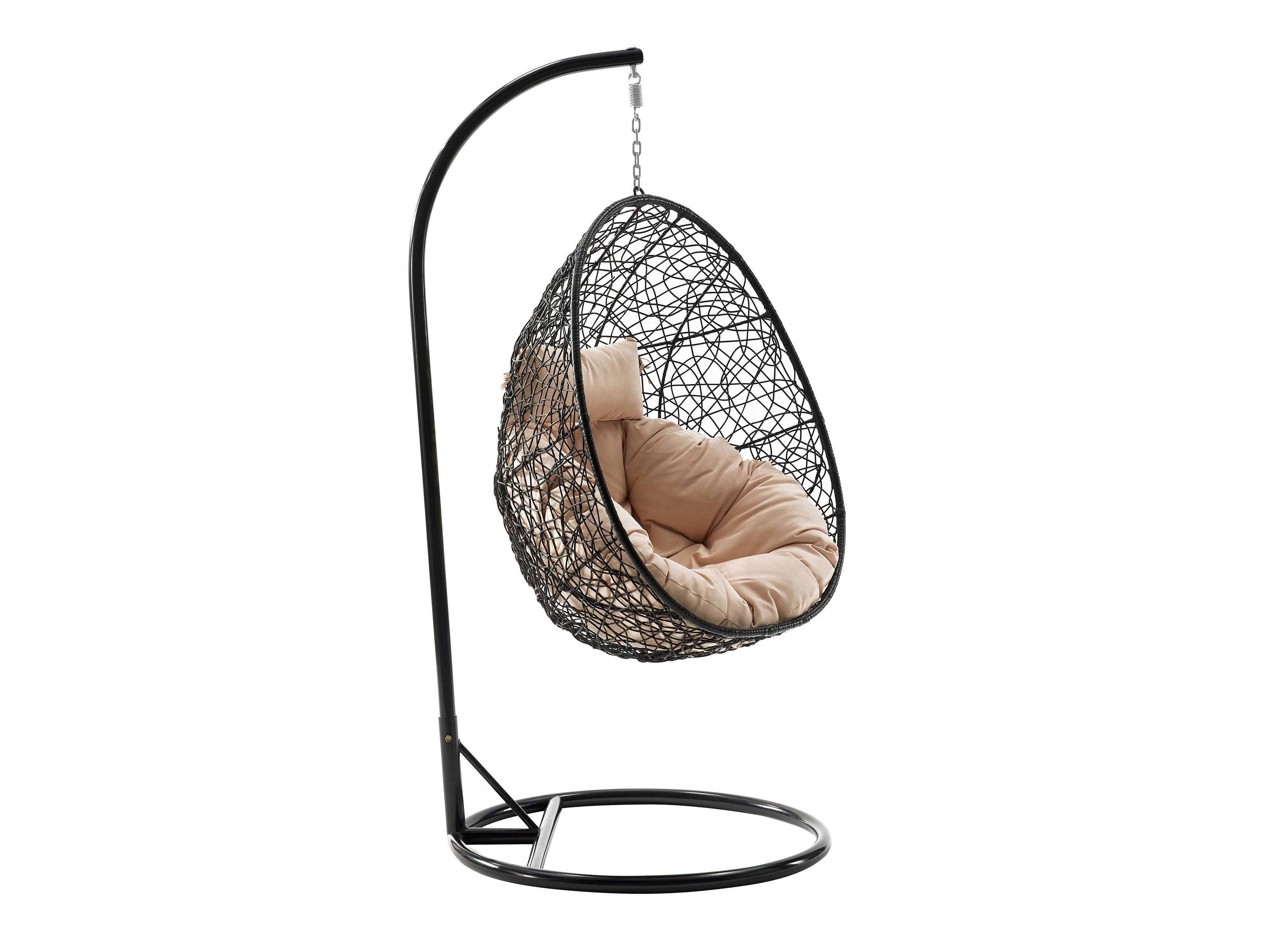 Cadeira suspensa Comfivo Undtudo (Preto + Creme)