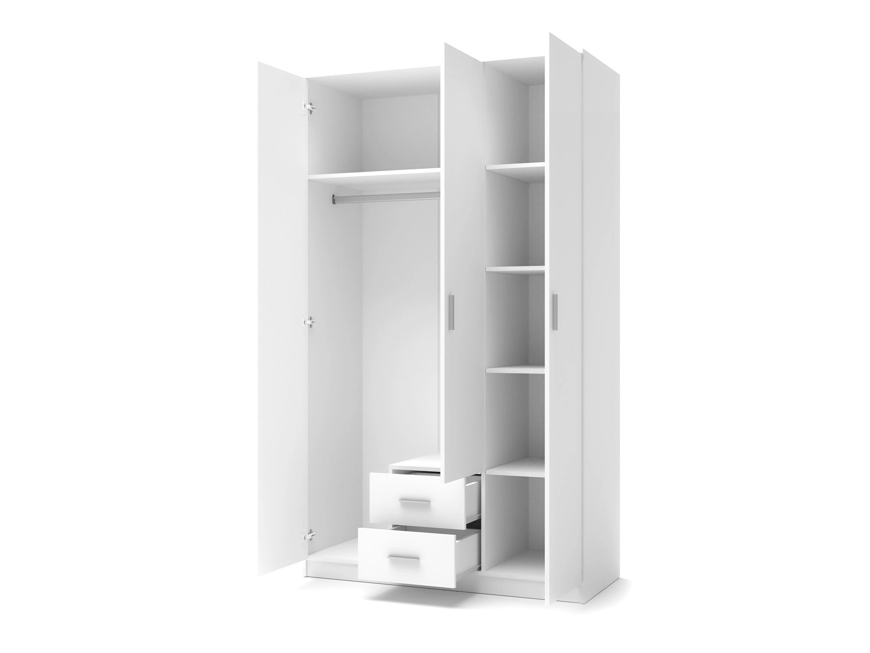 Roupeiro Cirveso 113 (Carvalho sonoma + Branco brilhante)