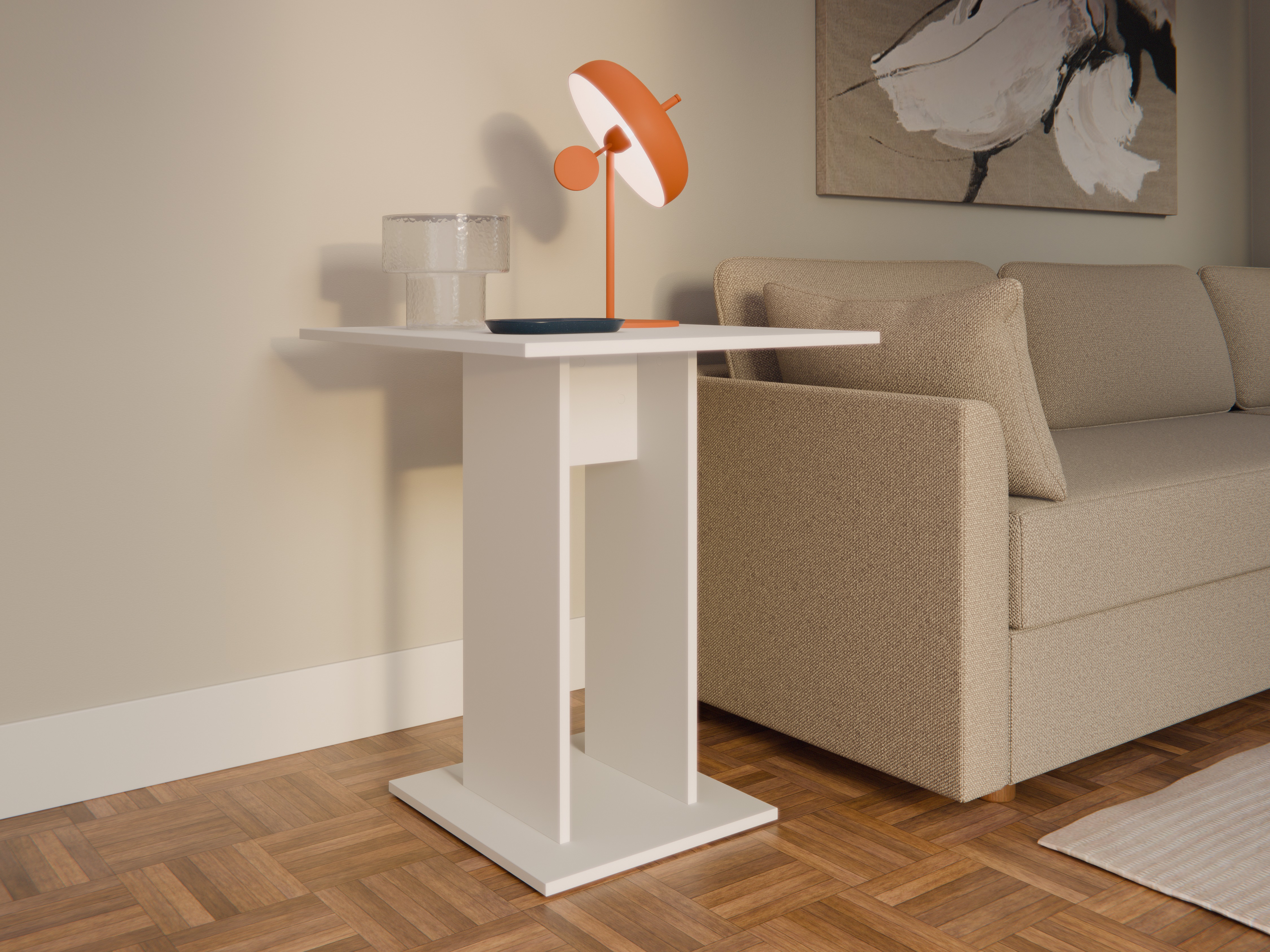 Mesa de apoio Ontario 225 (Branco)