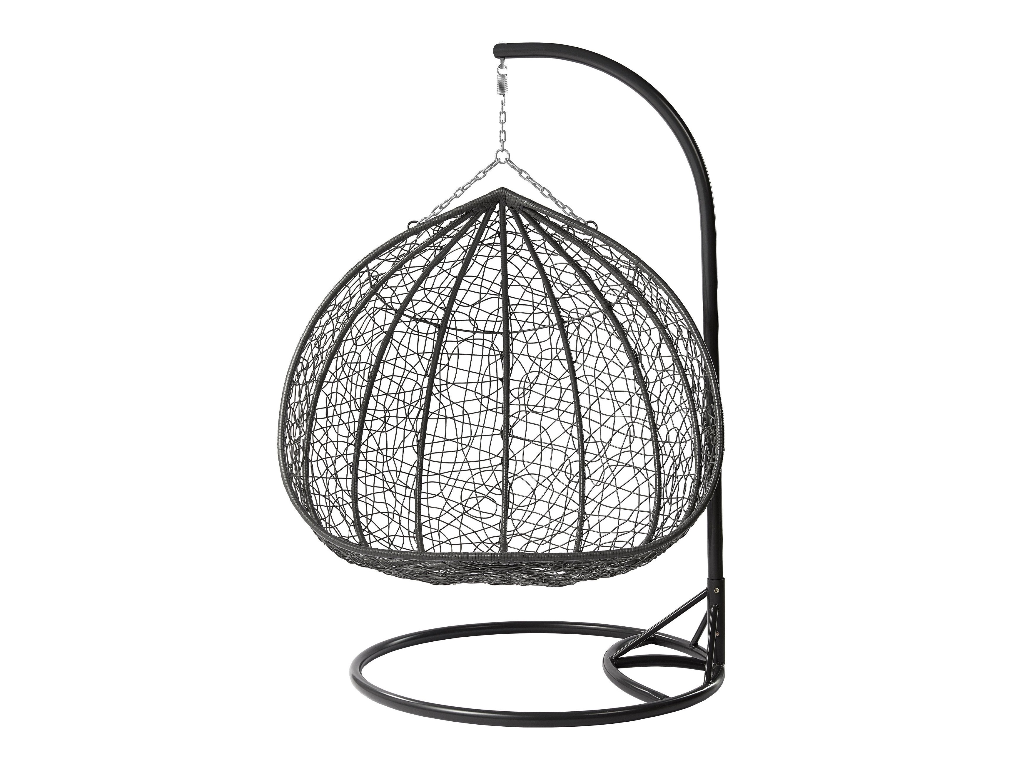 Cadeira suspensa Comfivo Audos (Cinzento + Cinzento claro)