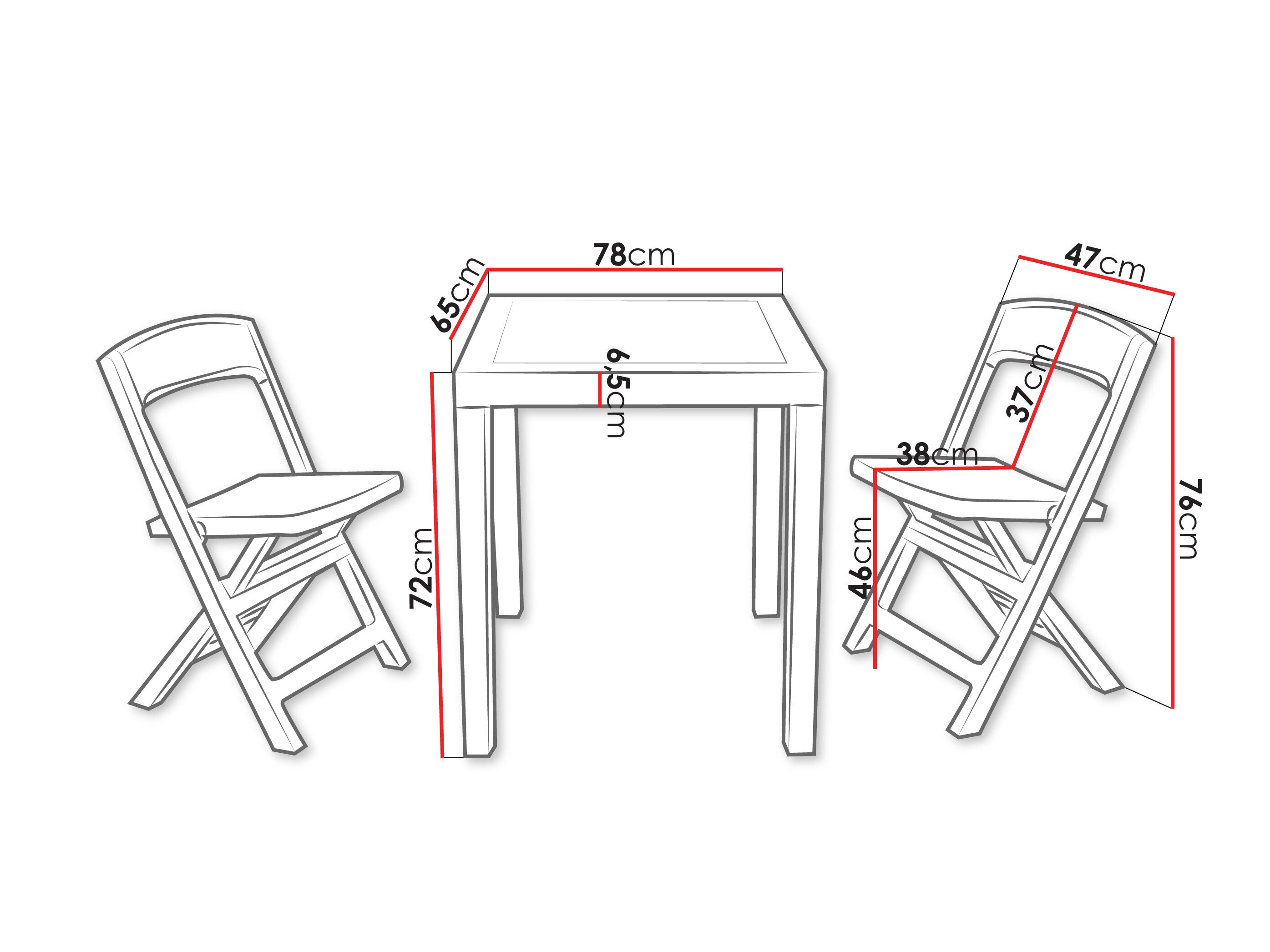 Conjunto para varanda Betulal