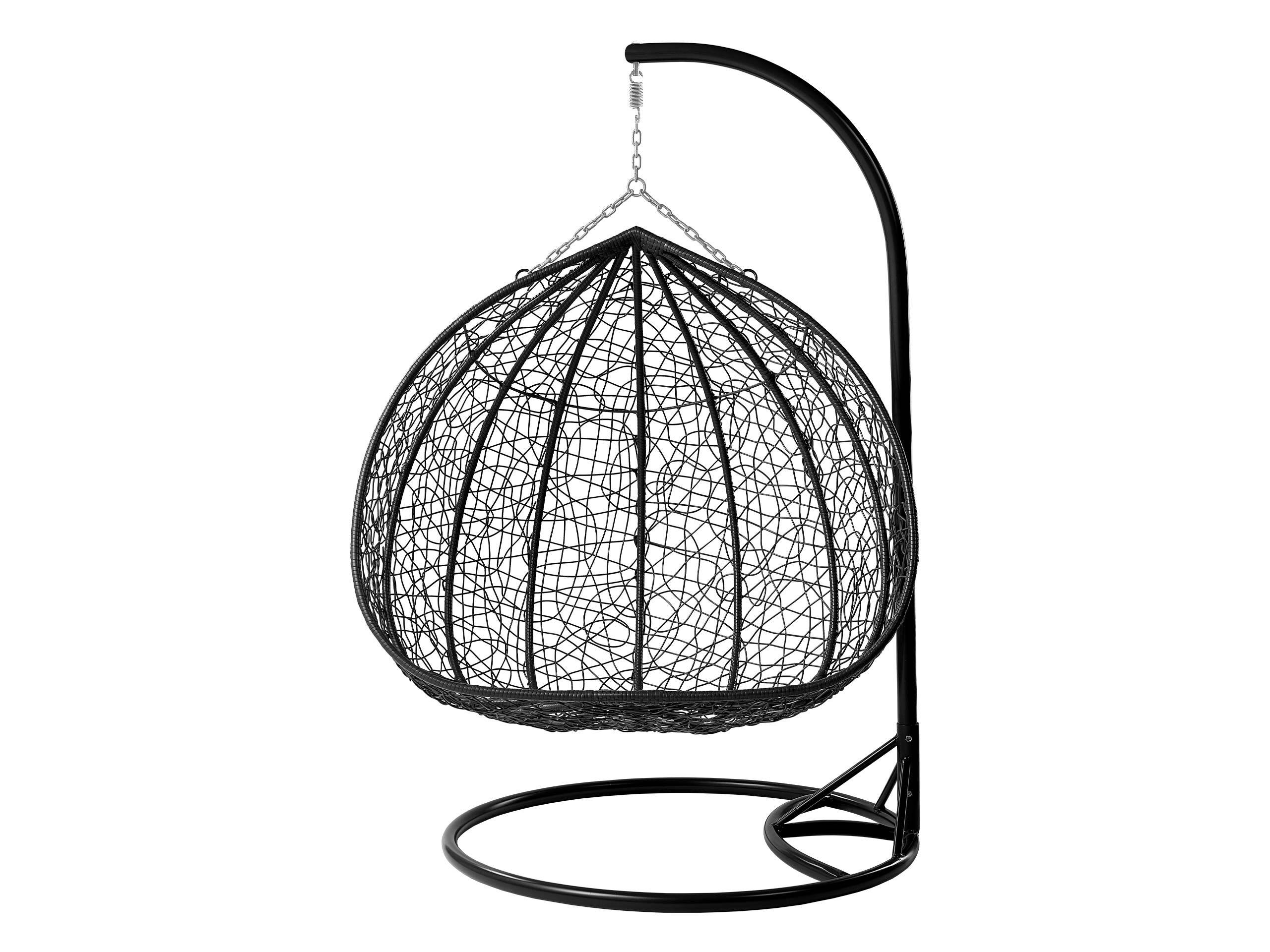 Cadeira suspensa Comfivo Audos (Preto + Creme)