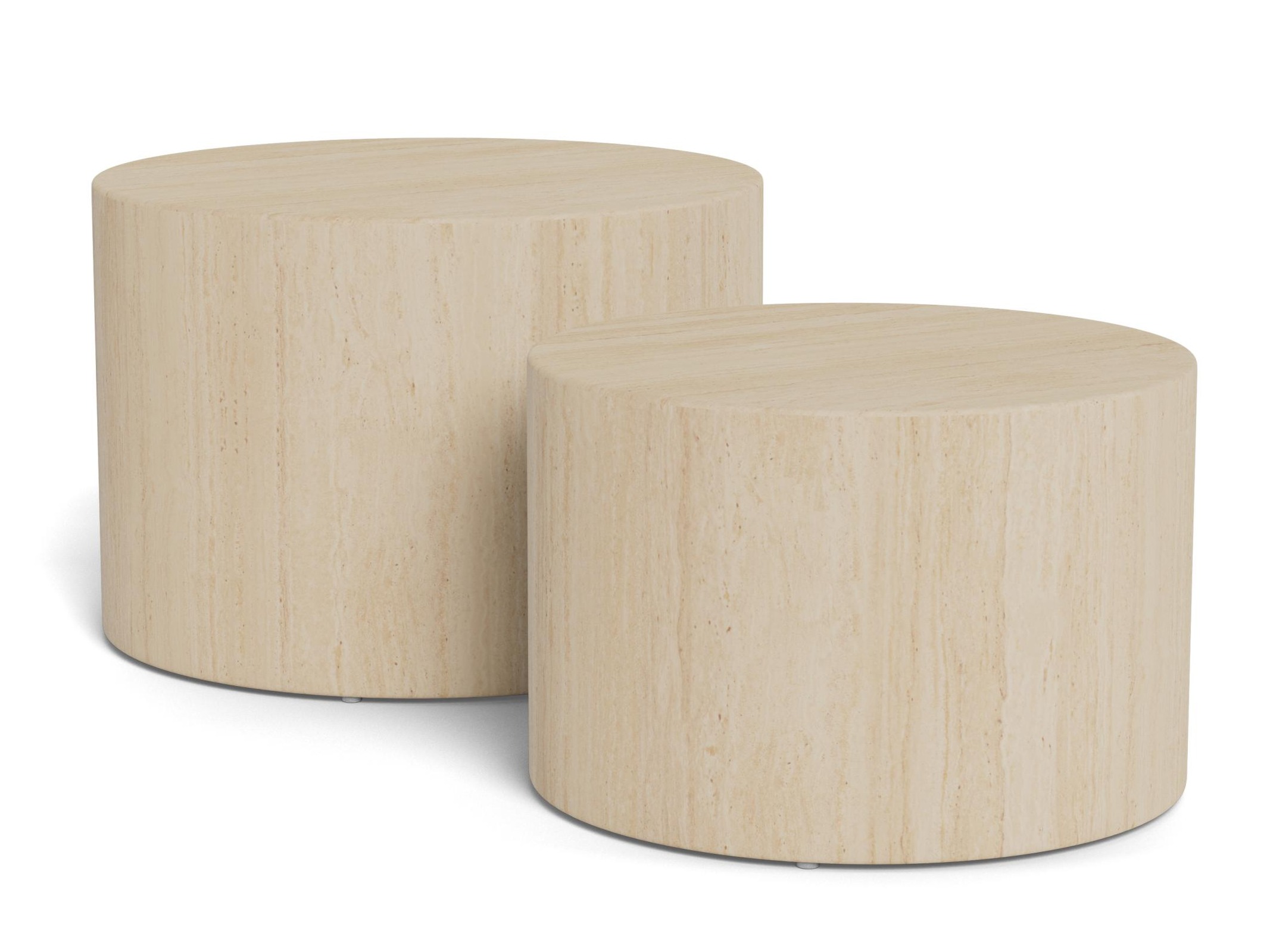 Conjunto de mesa de centro Norsica 800 (Bege)