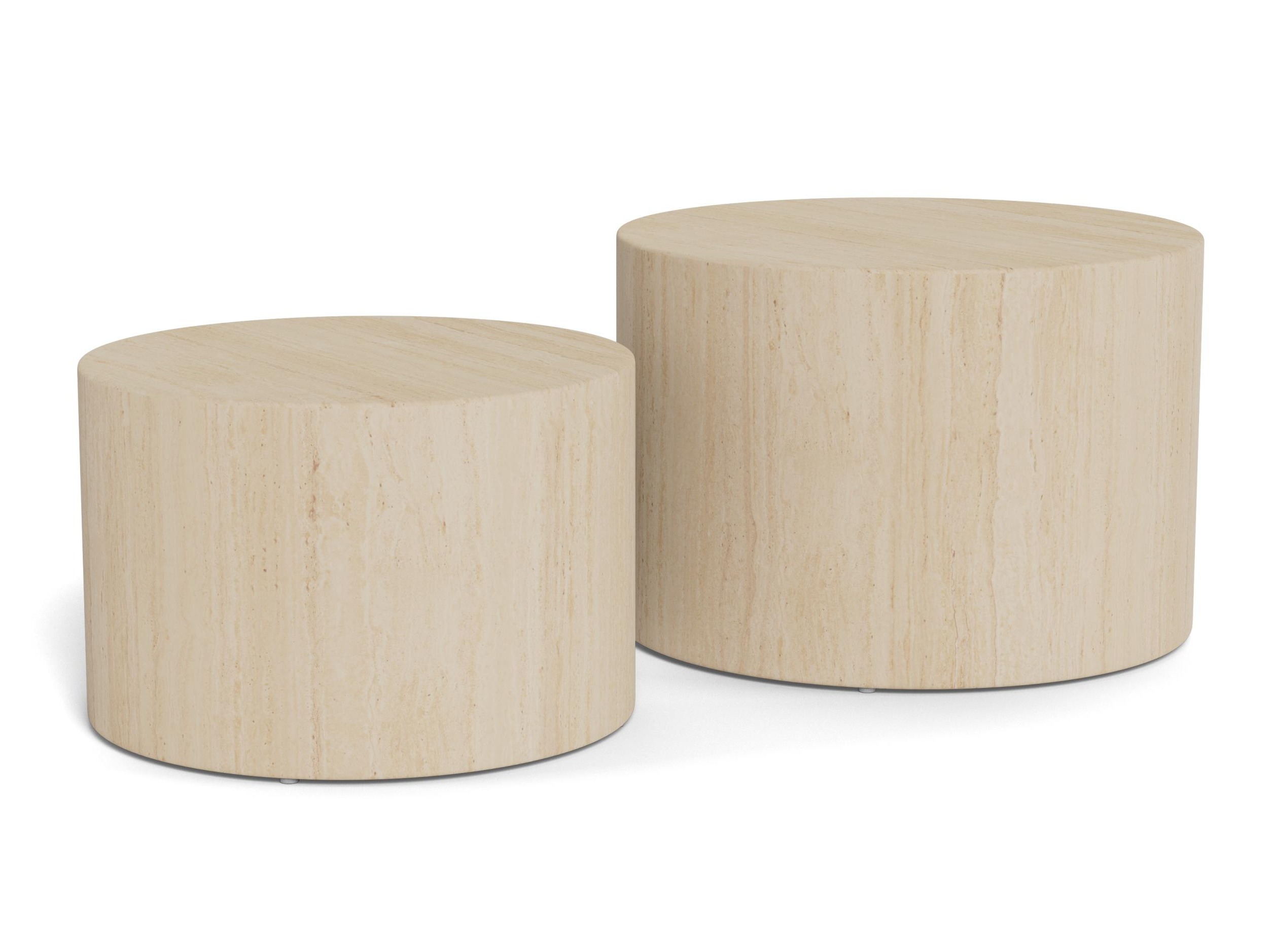 Conjunto de mesa de centro Norsica 800 (Bege)