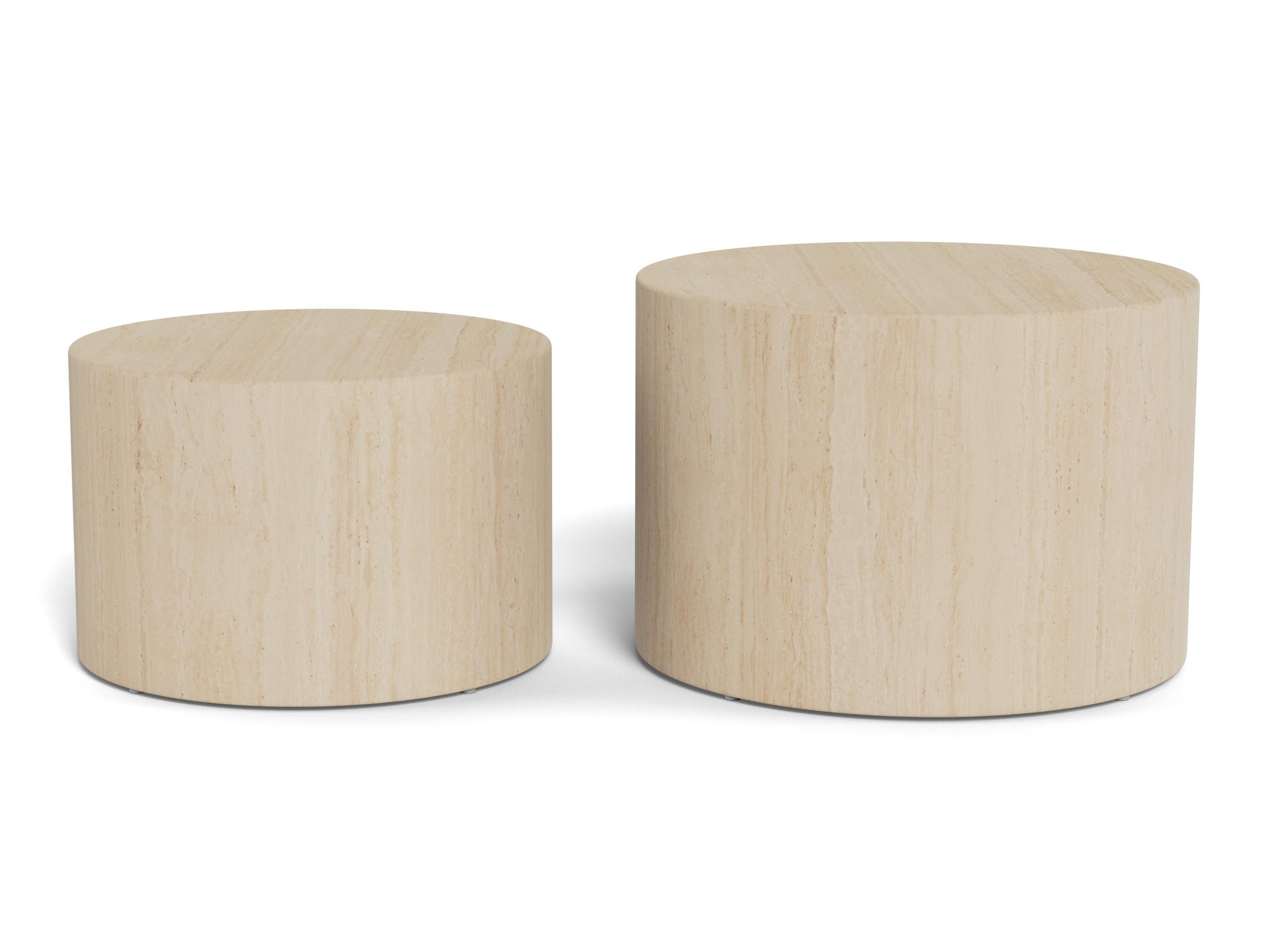 Conjunto de mesa de centro Norsica 800 (Bege)