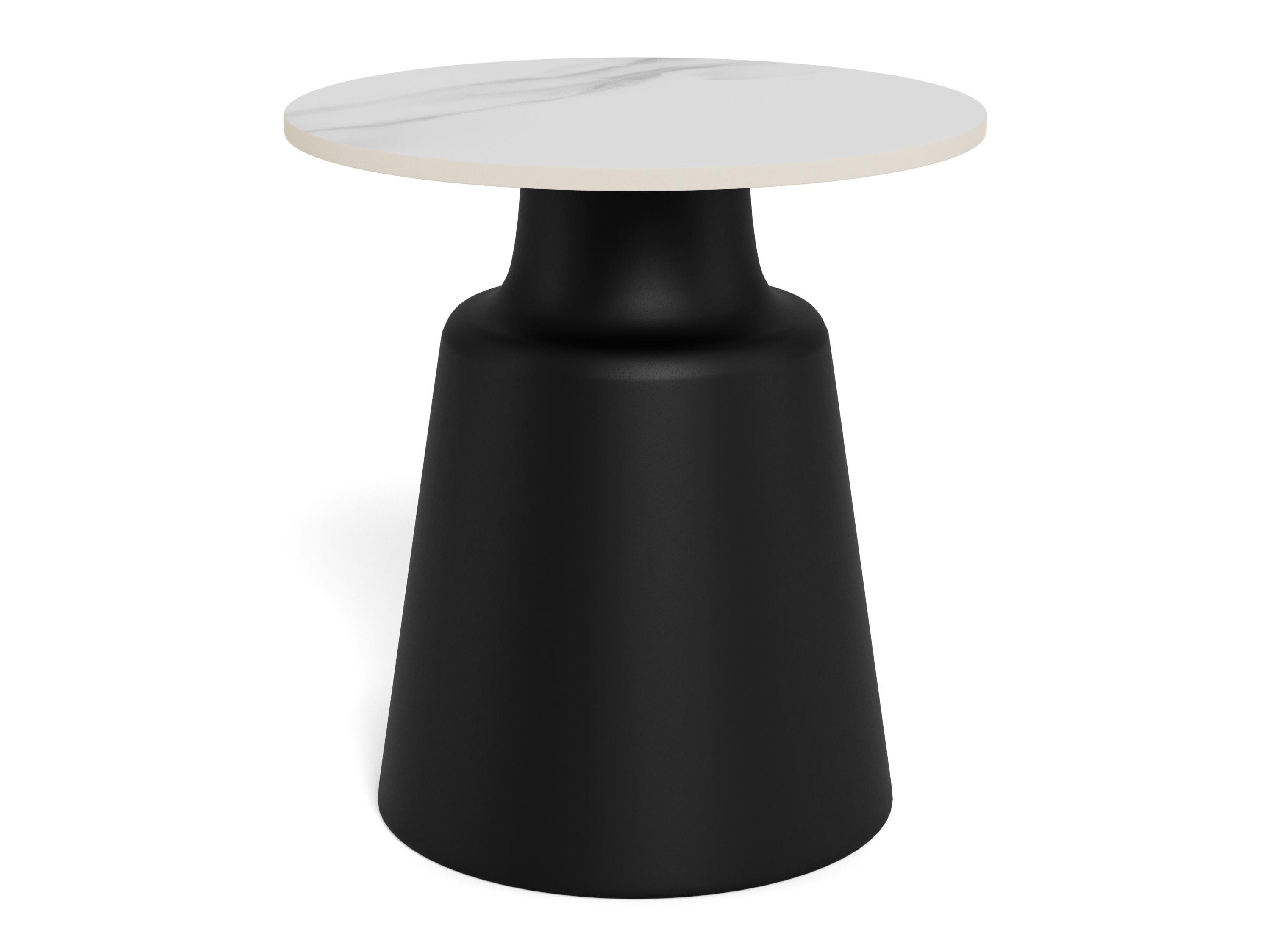 Mesa de apoio Norsica 1047 (Branco + Preto)
