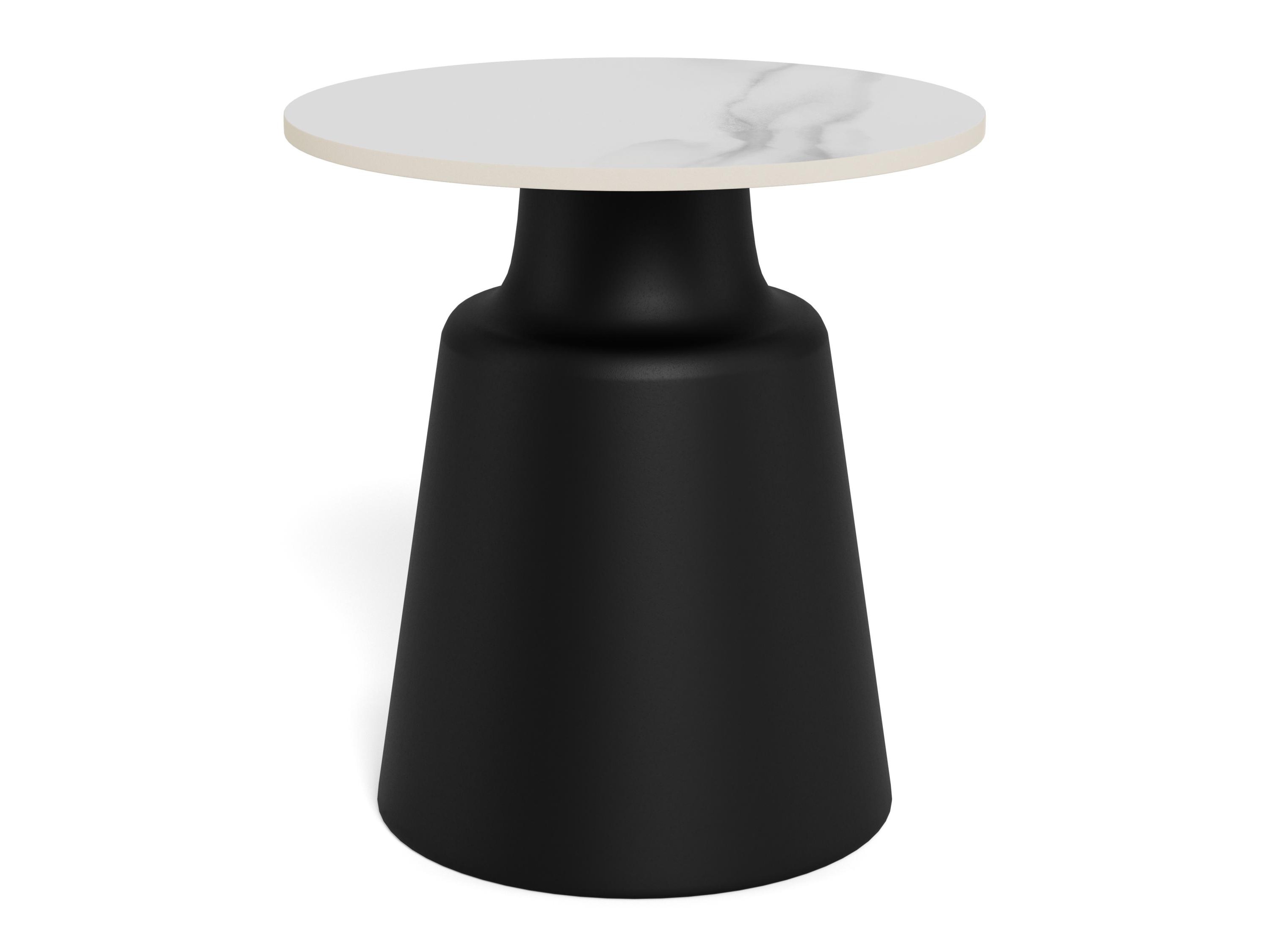 Mesa de apoio Norsica 1047 (Branco + Preto)