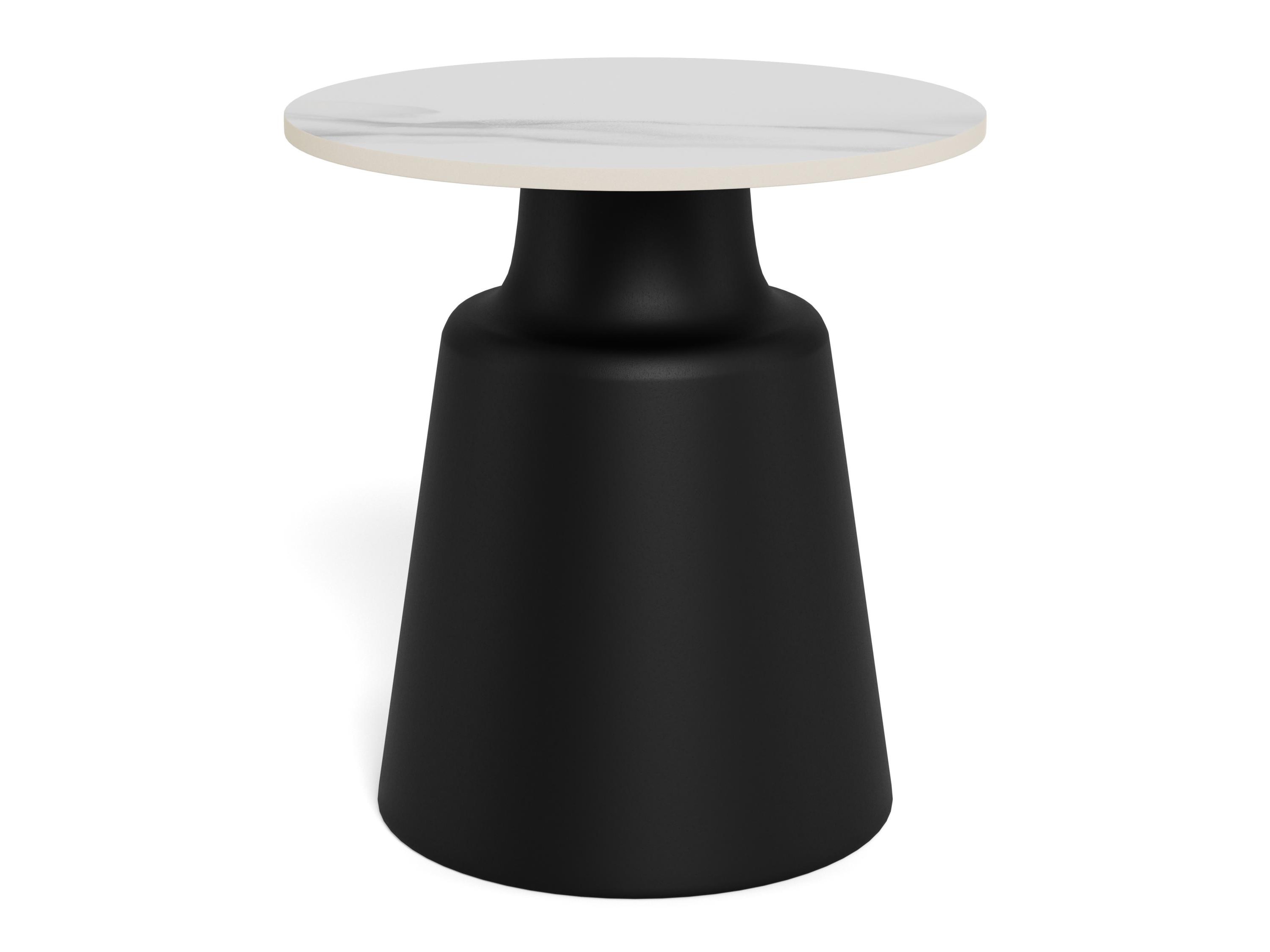 Mesa de apoio Norsica 1047 (Branco + Preto)