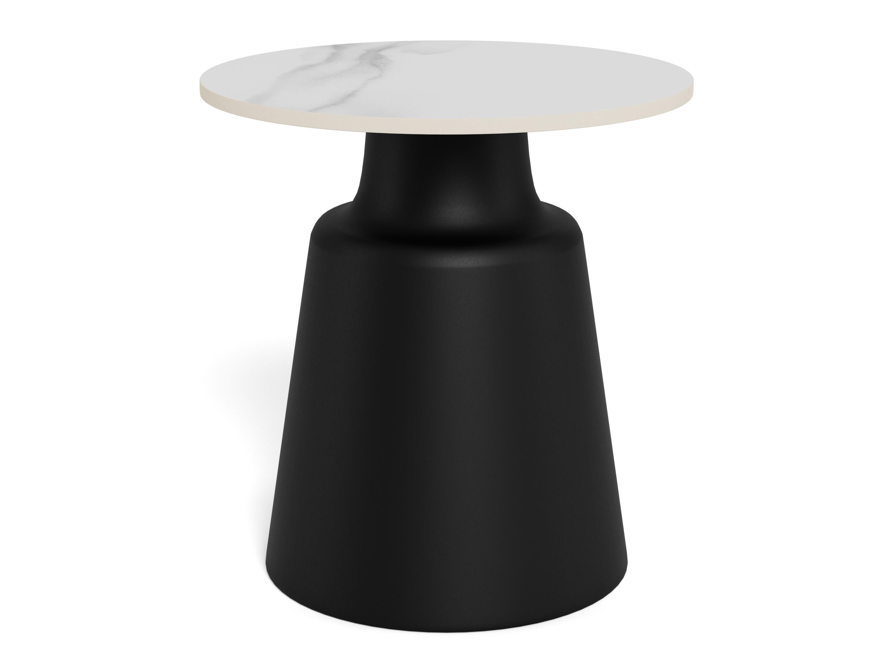 Mesa de centro Norsica 1047 (Branco + Preto)