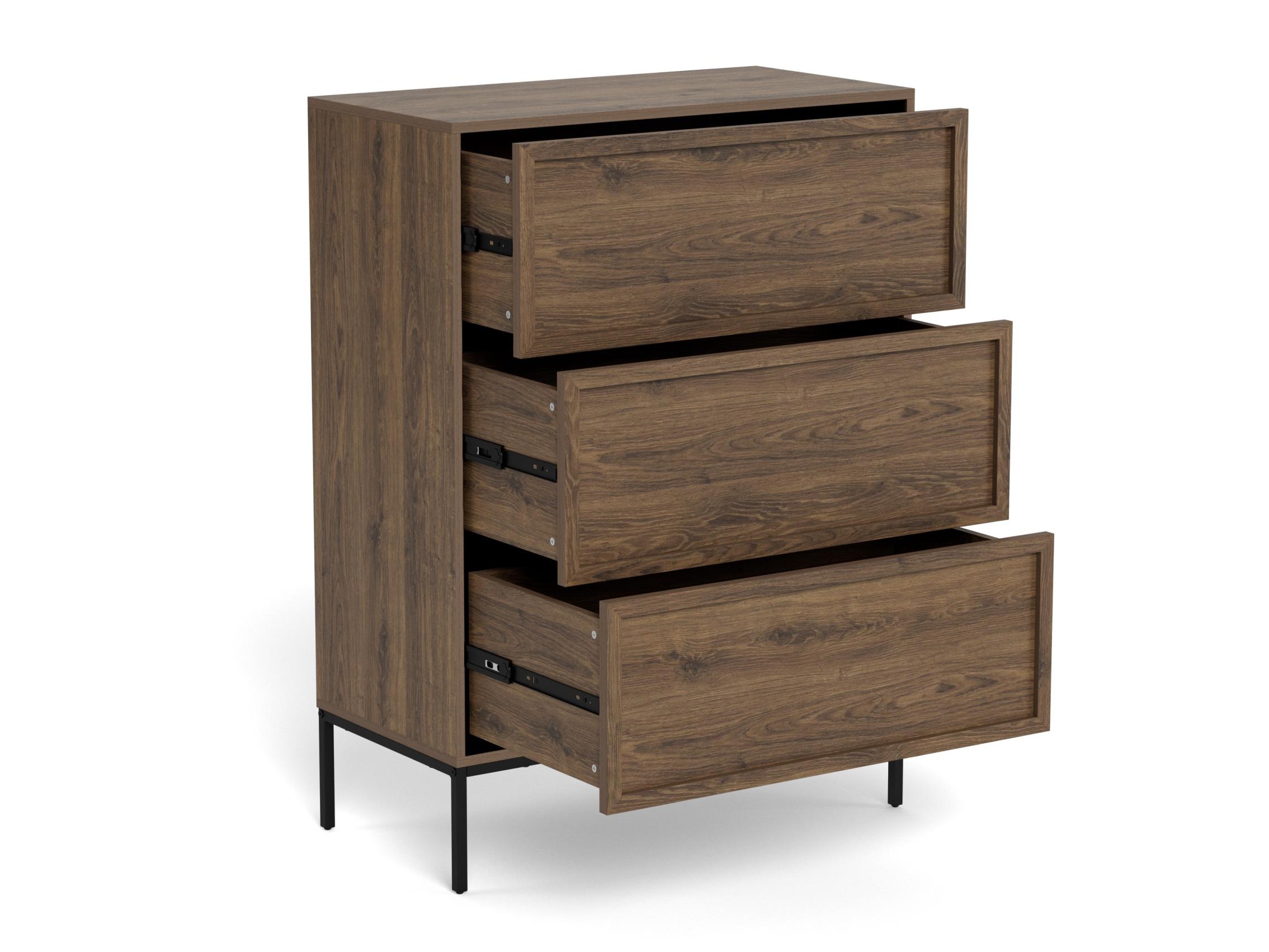 Cómoda Norsica 1049 (Carvalho escuro)