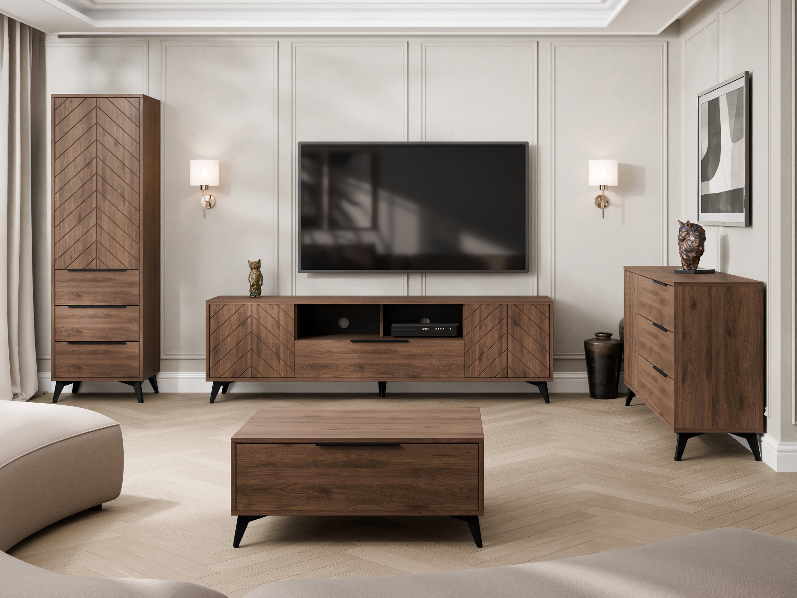 Conjunto para sala de estar Comfivo Citrus IV