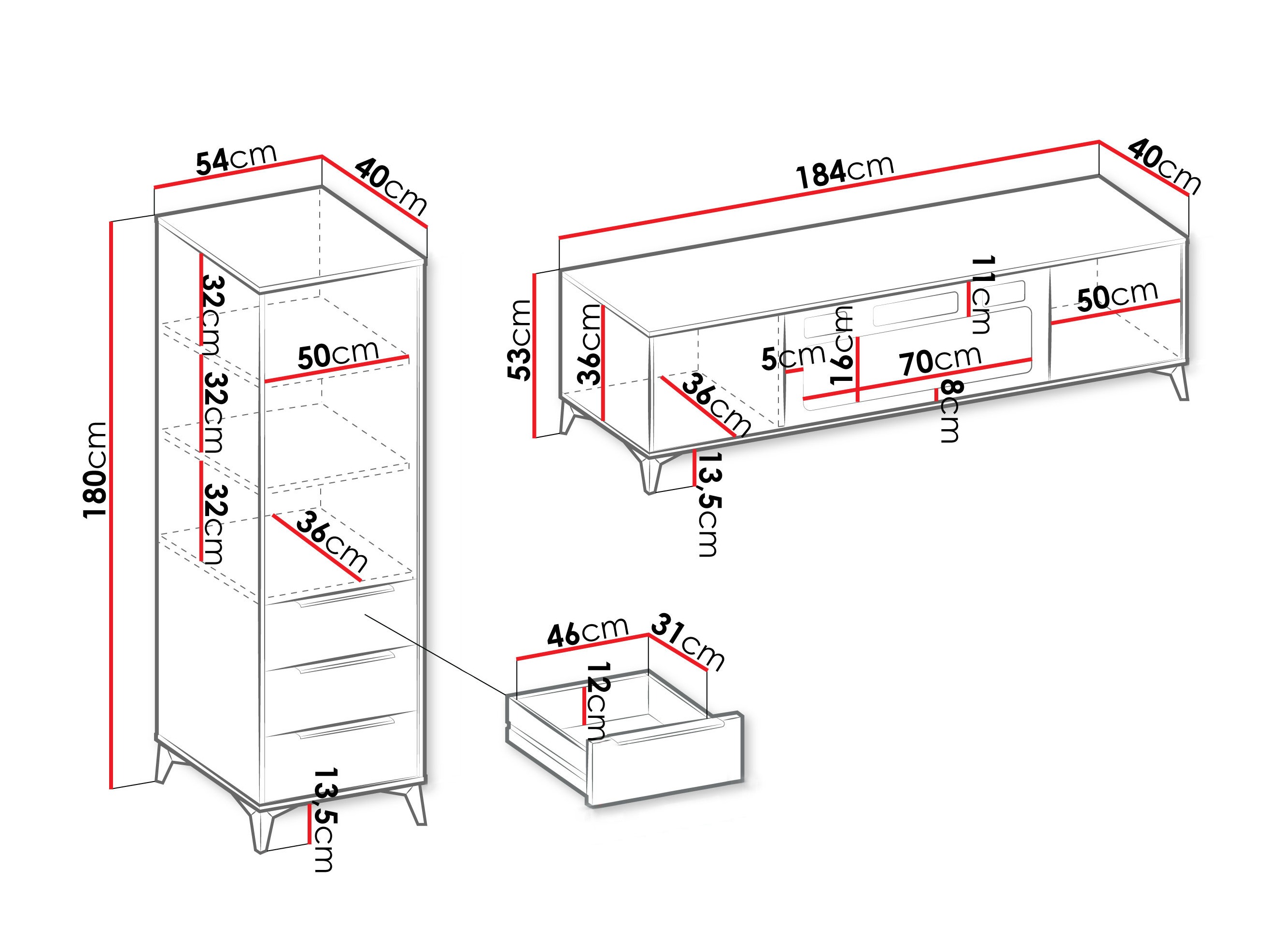 Conjunto para sala de estar Comfivo Citrus V