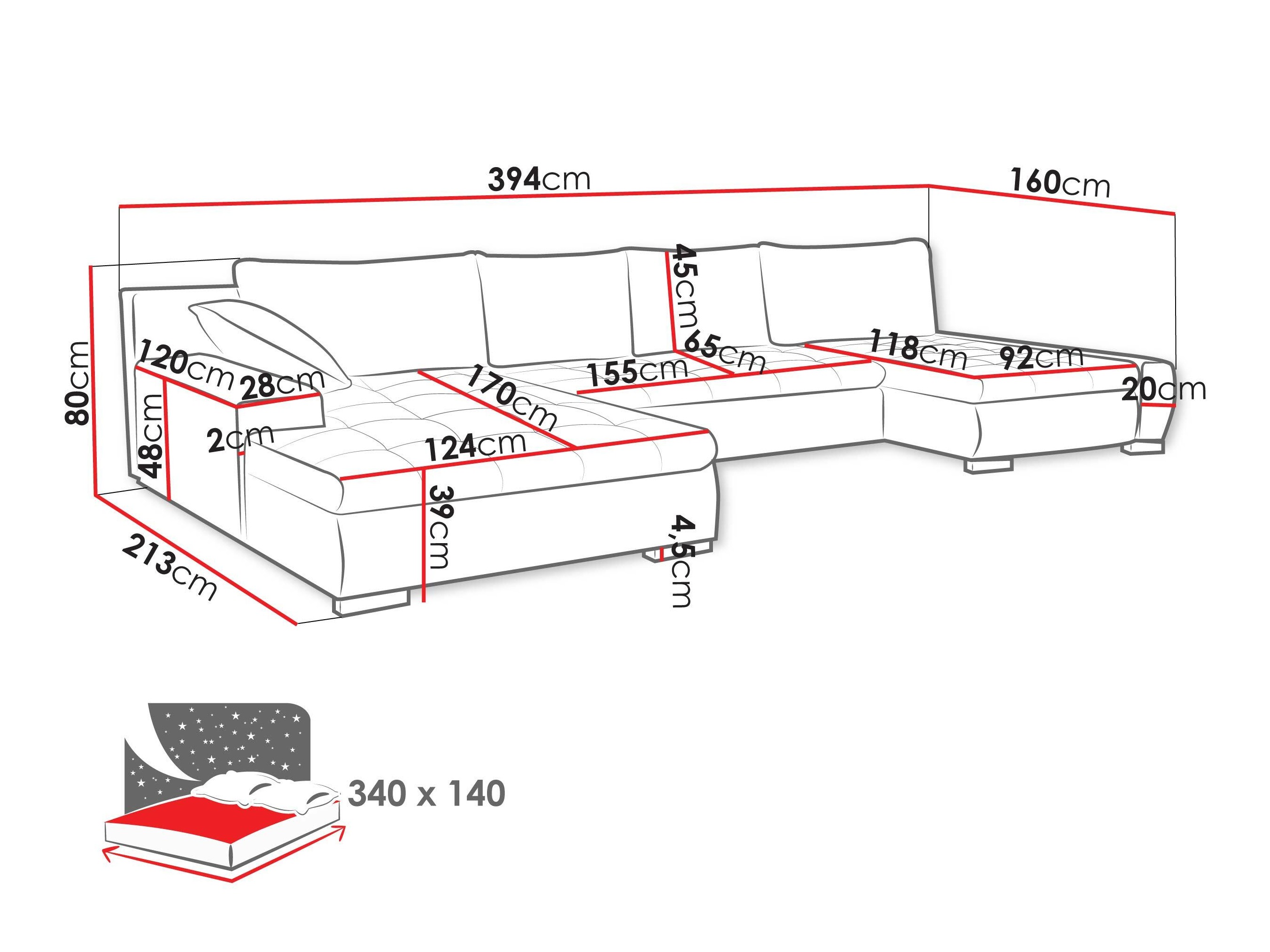 Sofá de canto Comfivo Oliva (Clara 215.03)