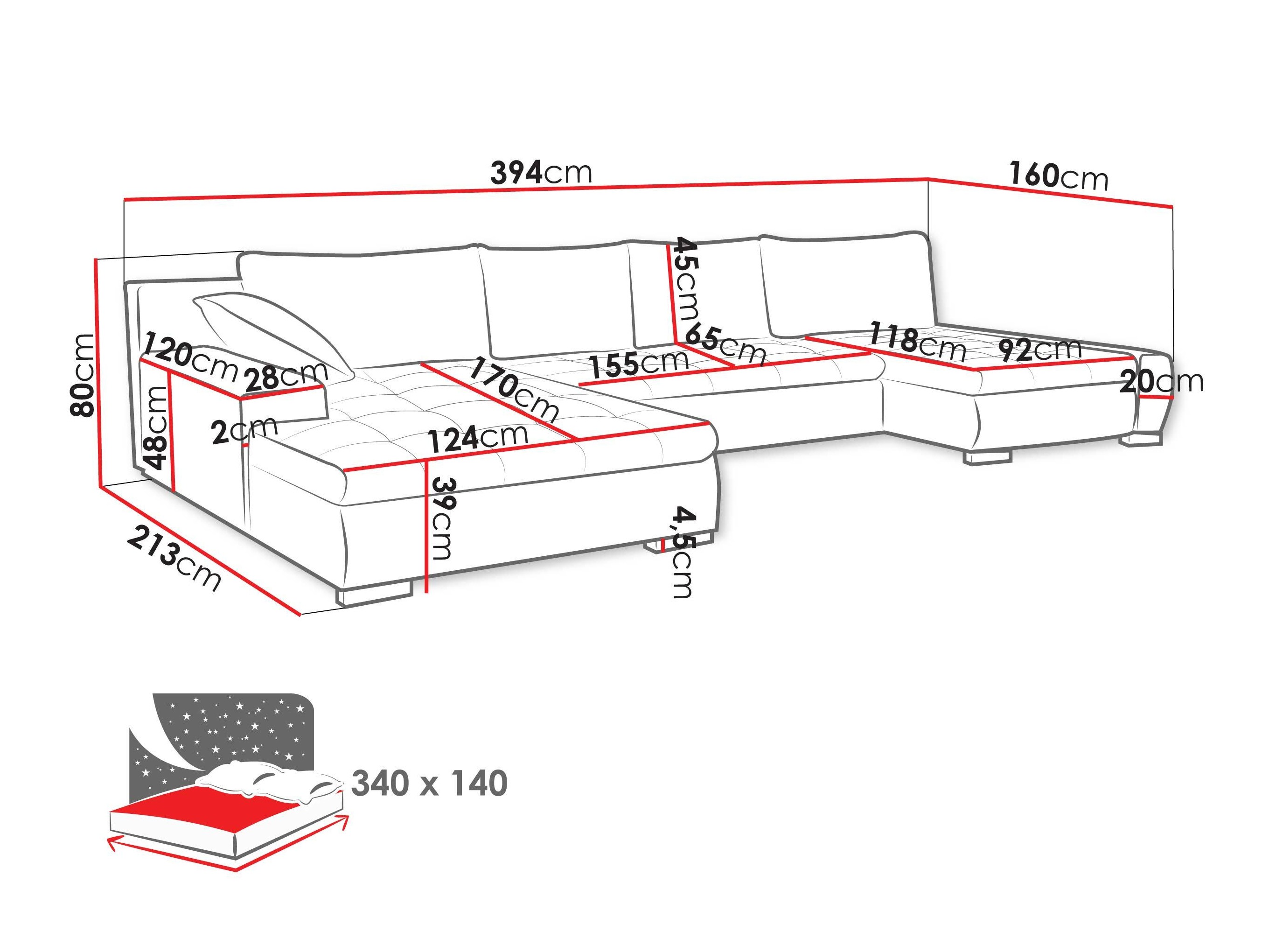 Sofá de canto Comfivo Oliva (Velo 637)