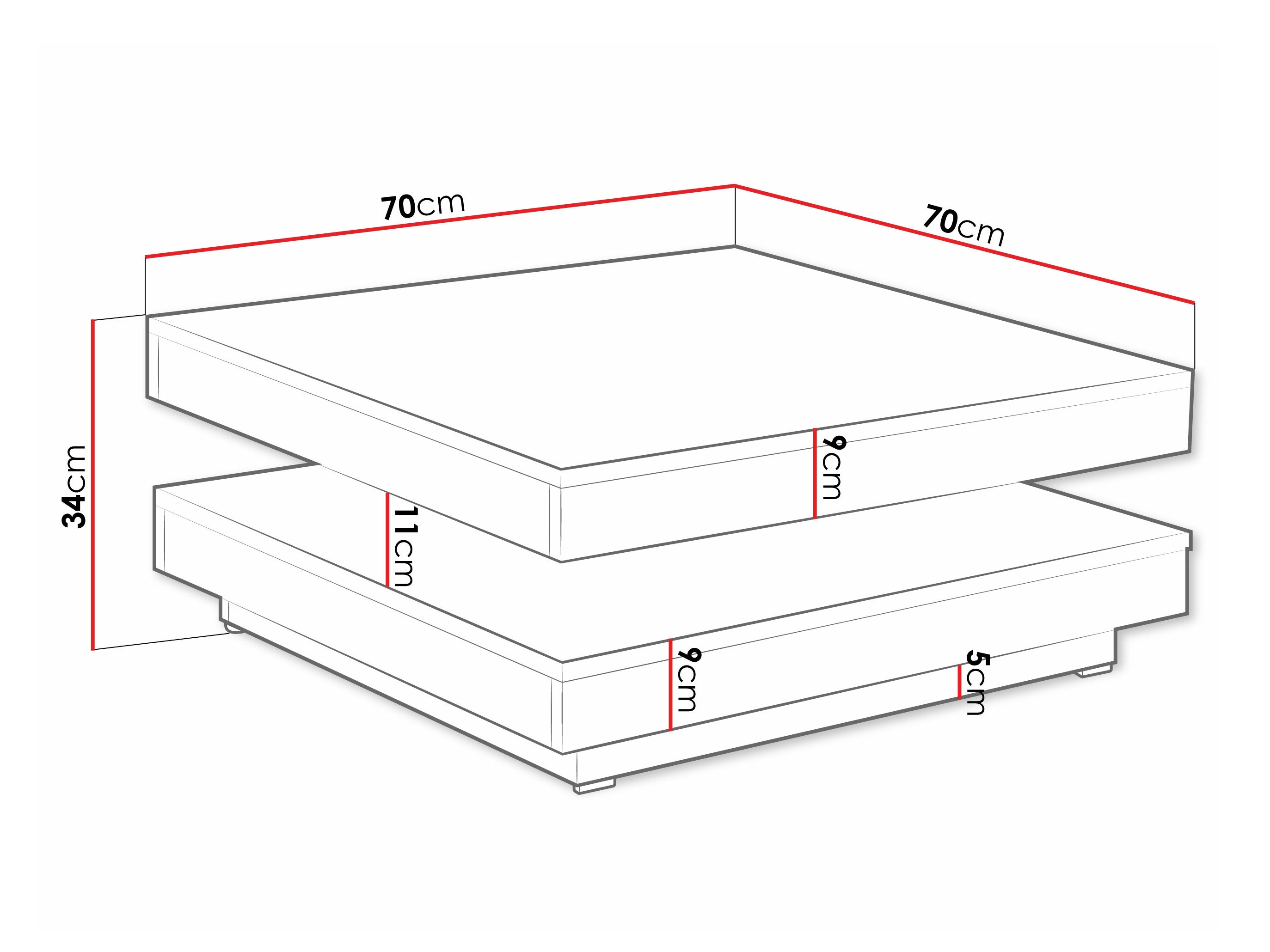 Mesa de centro extensível SP6674