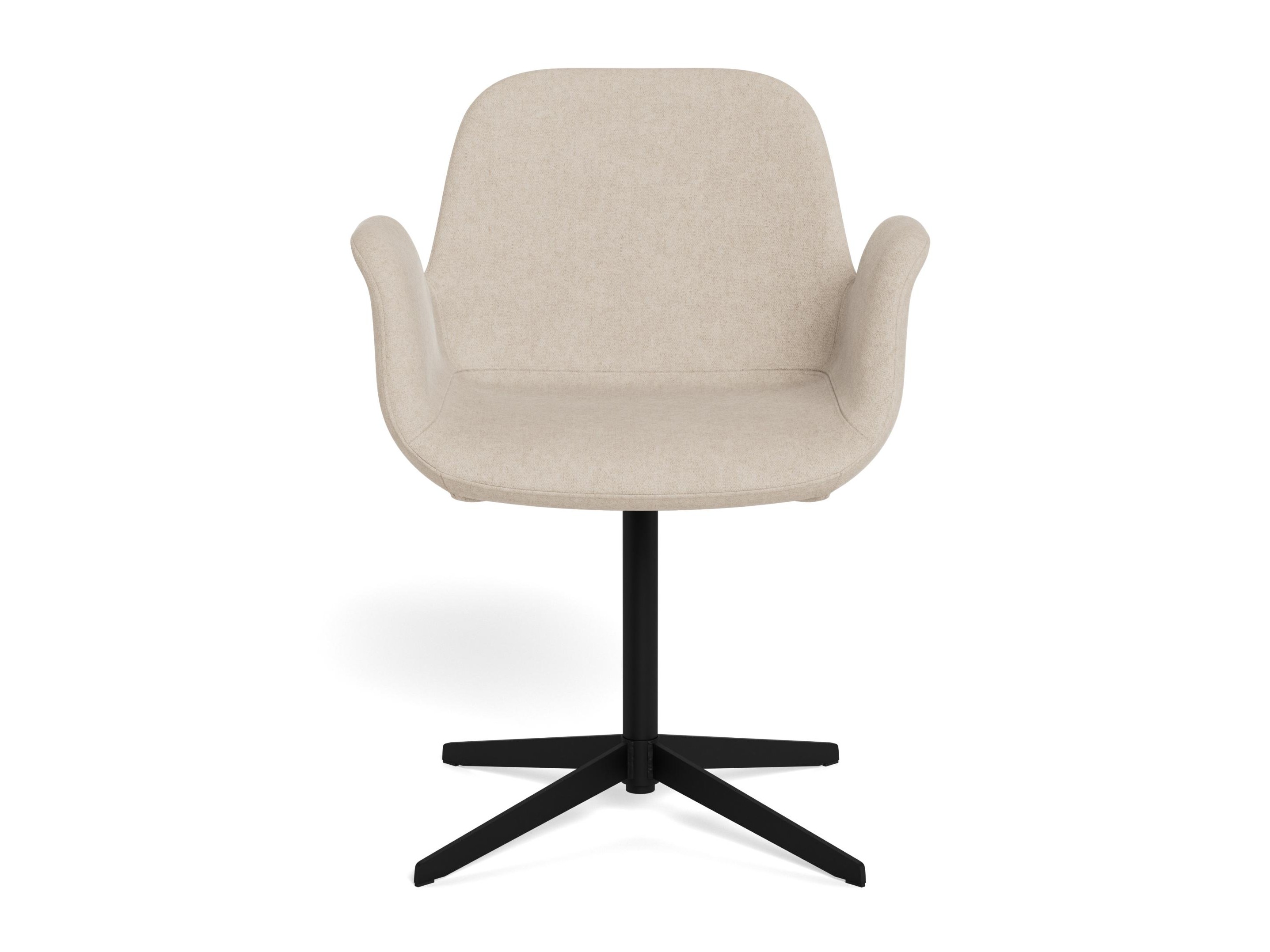 Cadeira Norsica 1058 (Preto + Castanho claro)