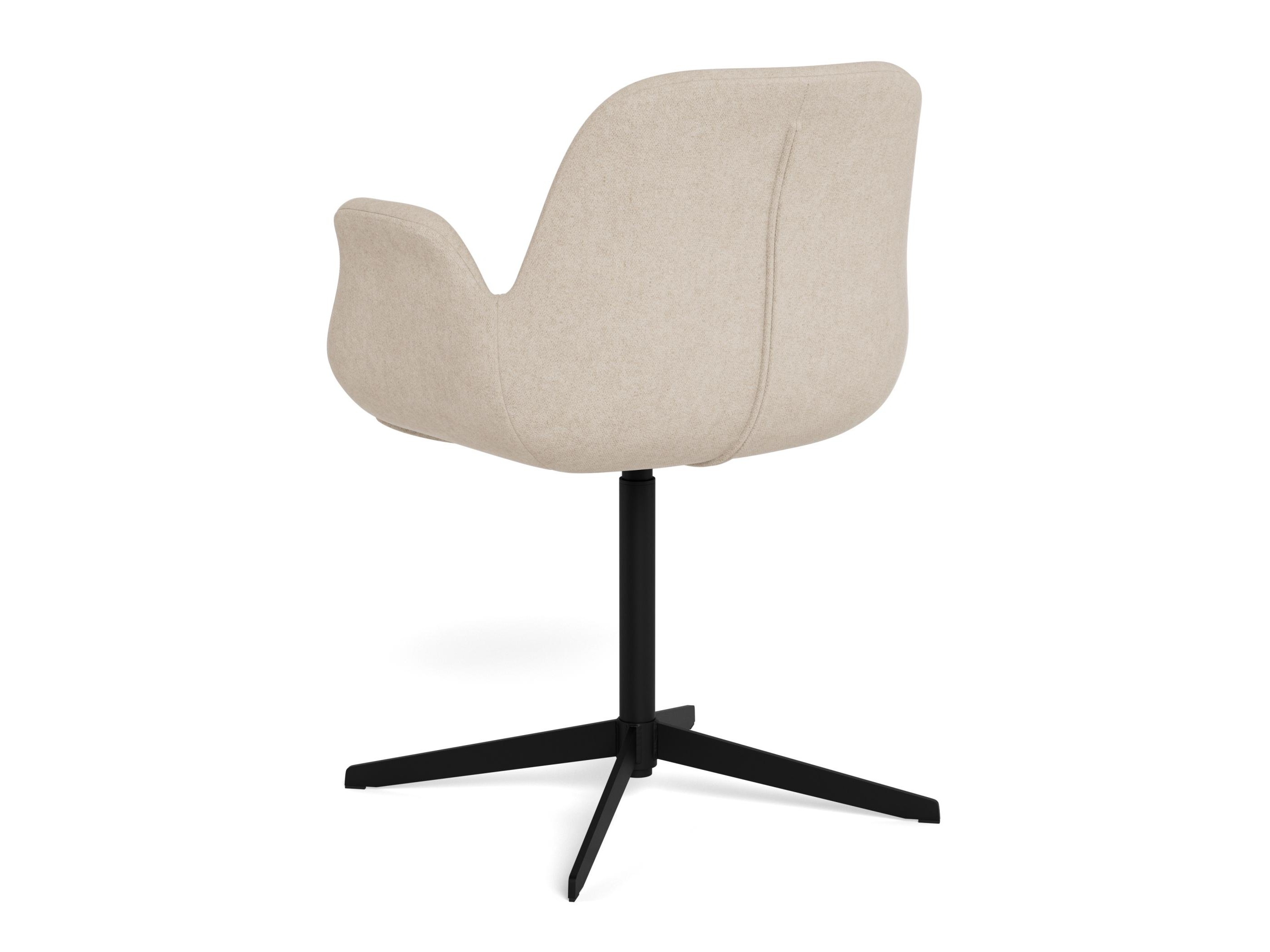 Cadeira Norsica 1058 (Preto + Castanho claro)