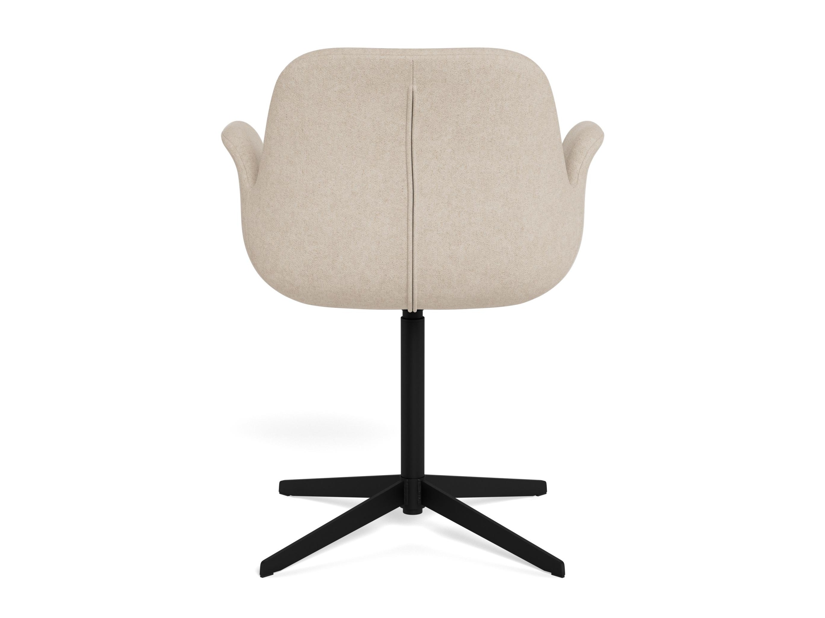 Cadeira Norsica 1058 (Preto + Castanho claro)