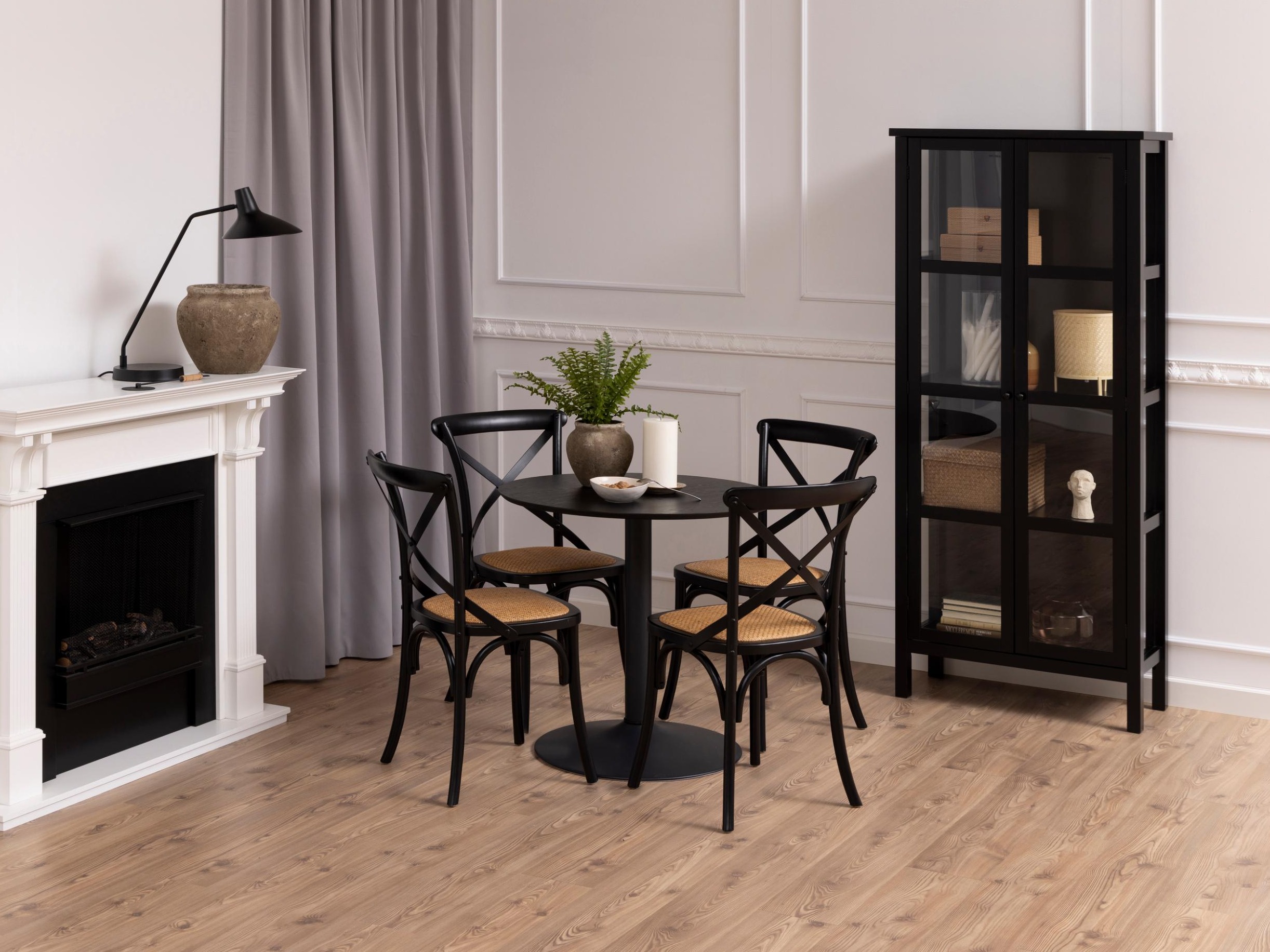 Mesa Norsica 1057 (Preto + Cinza preta)